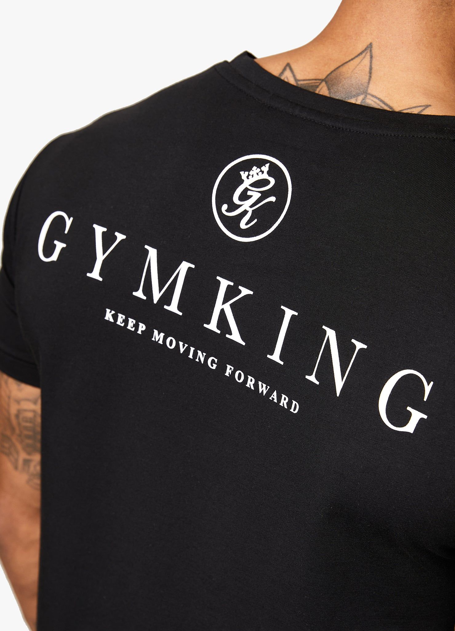 Gym King Keep Moving Forward Tee - Black sold by The Gym King product image thumbnail 4