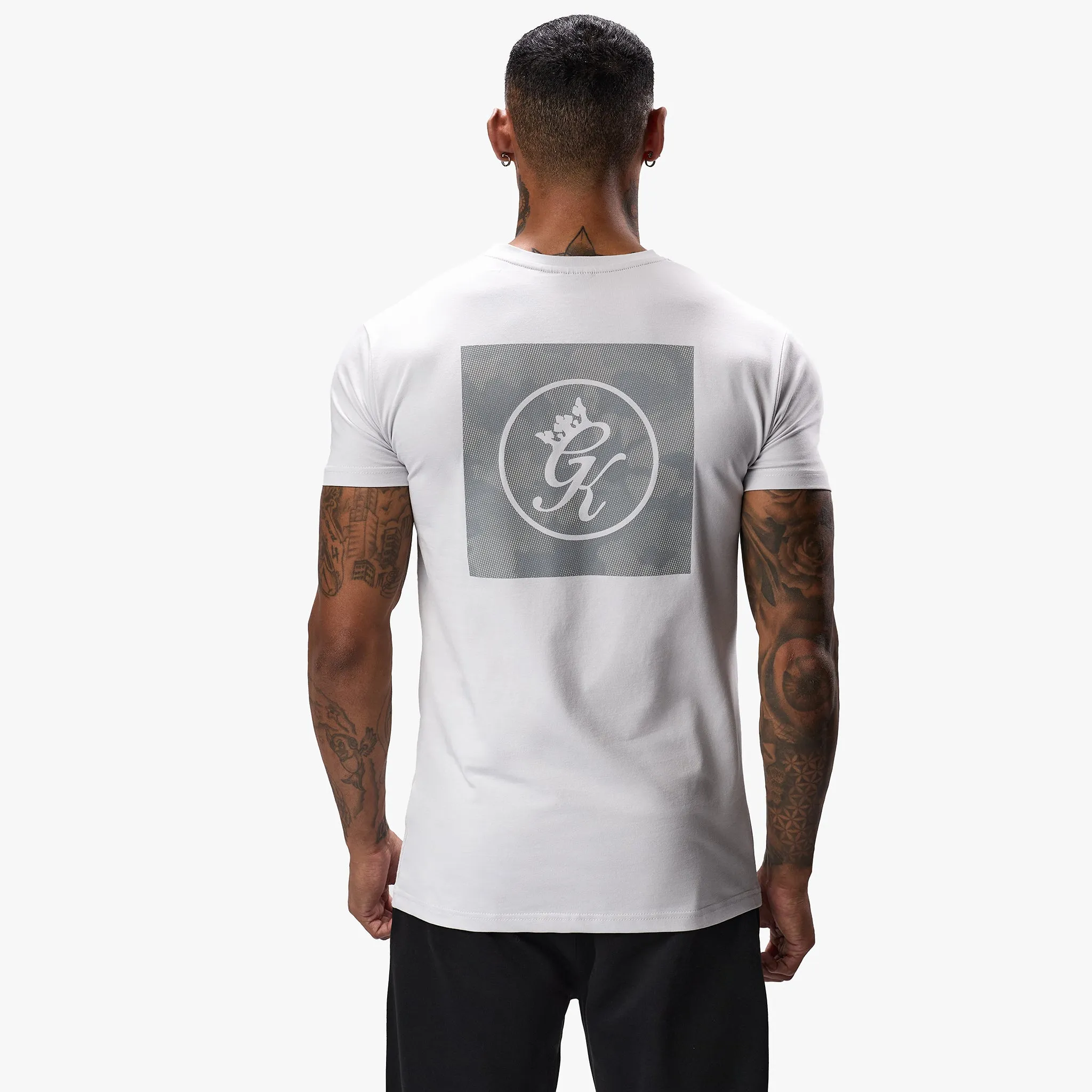 Gym King Box Logo Jersey Tee - Light Grey sold by The Gym King product image thumbnail 2