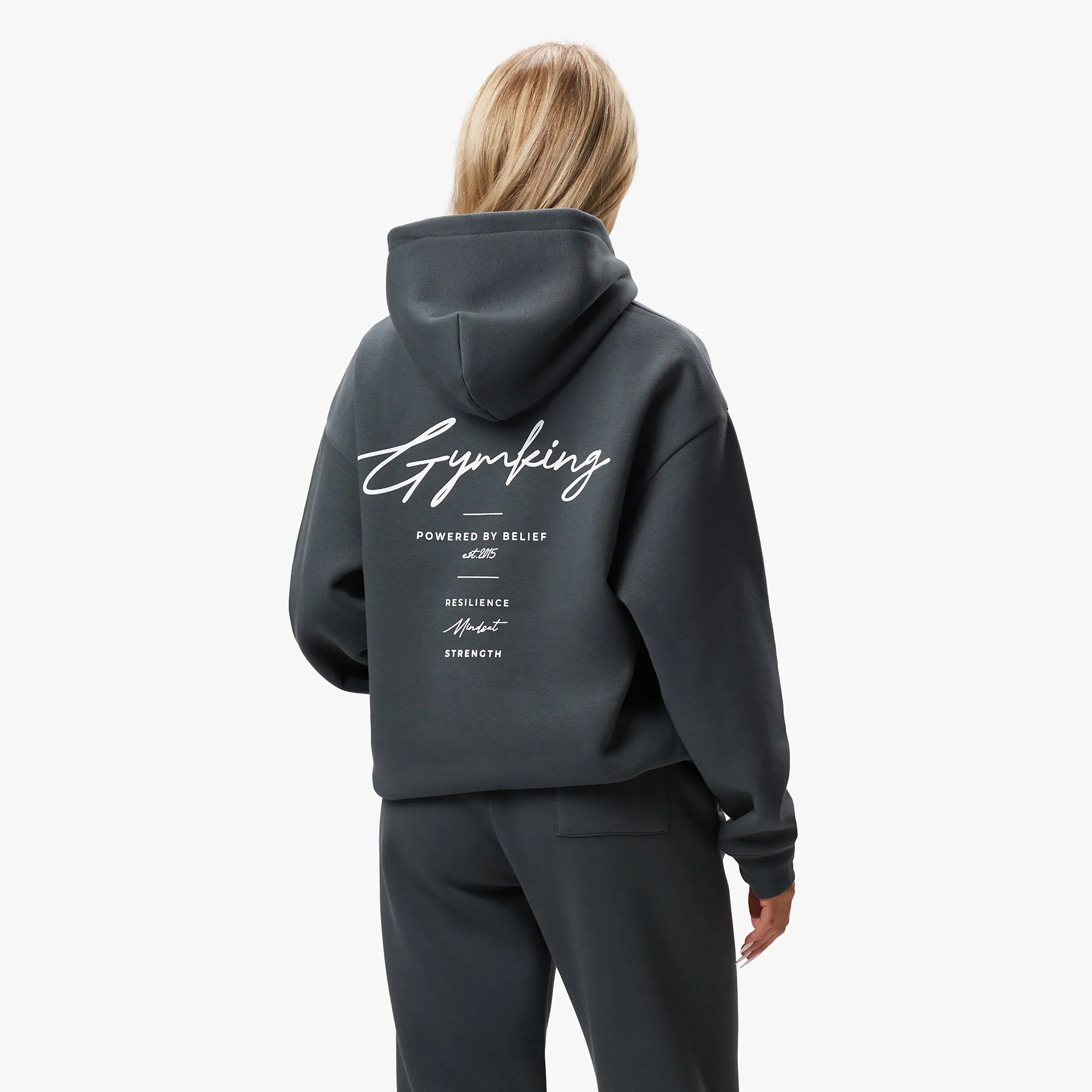 Gym King Reset Oversized Hood - Green Smoke sold by The Gym King product image thumbnail 2