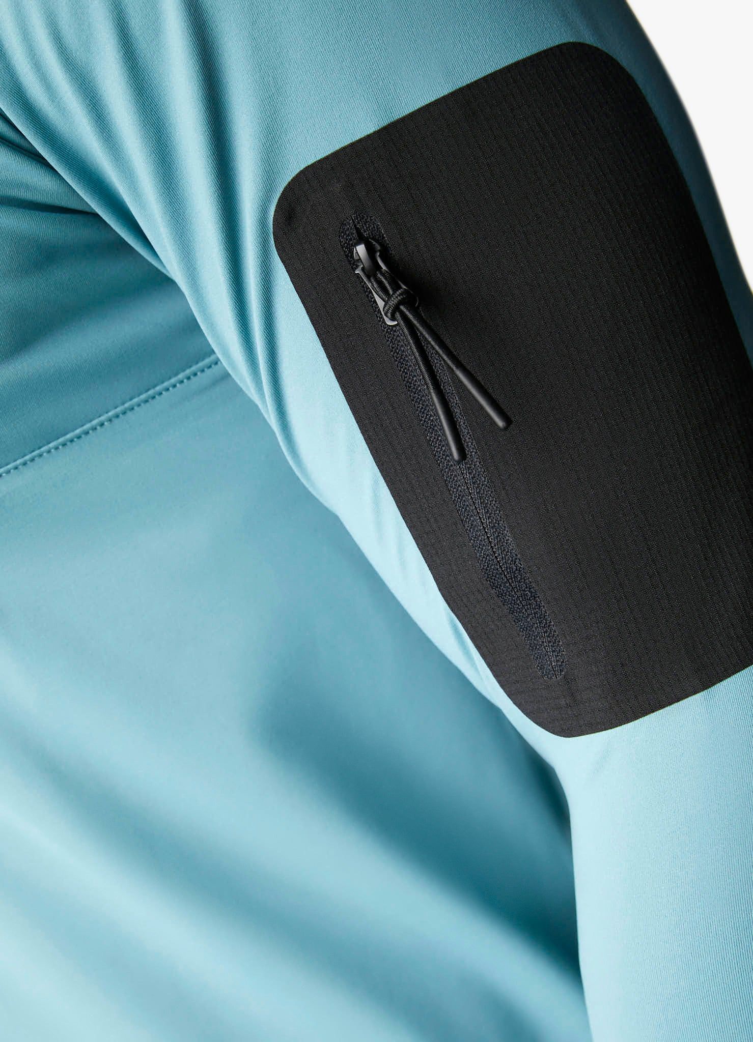 Gym King Flex ¼ Zip Funnel – Ocean Teal sold by The Gym King product image thumbnail 9