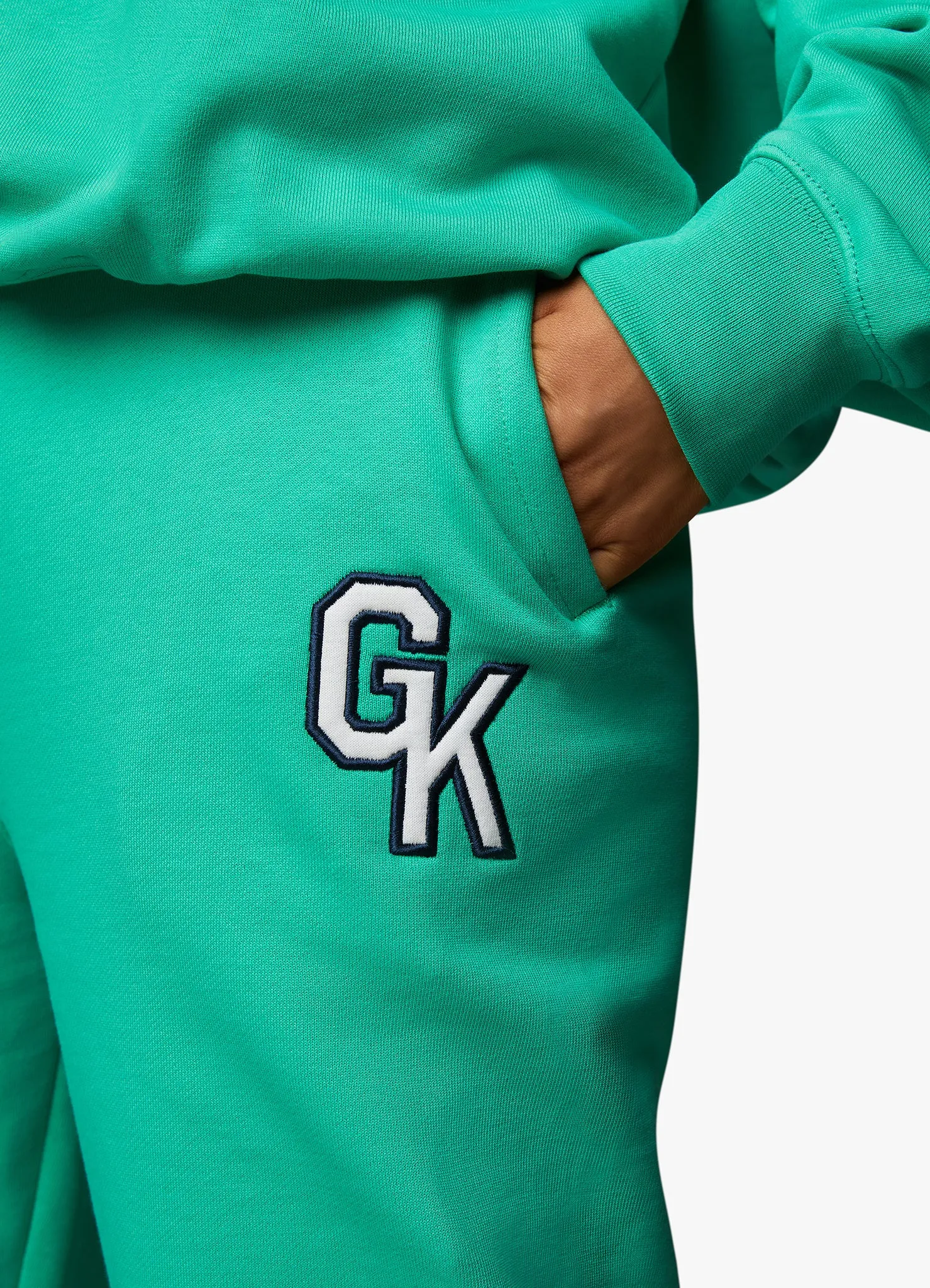 Gym King Varsity Jogger - Jade Green sold by The Gym King product image thumbnail 5