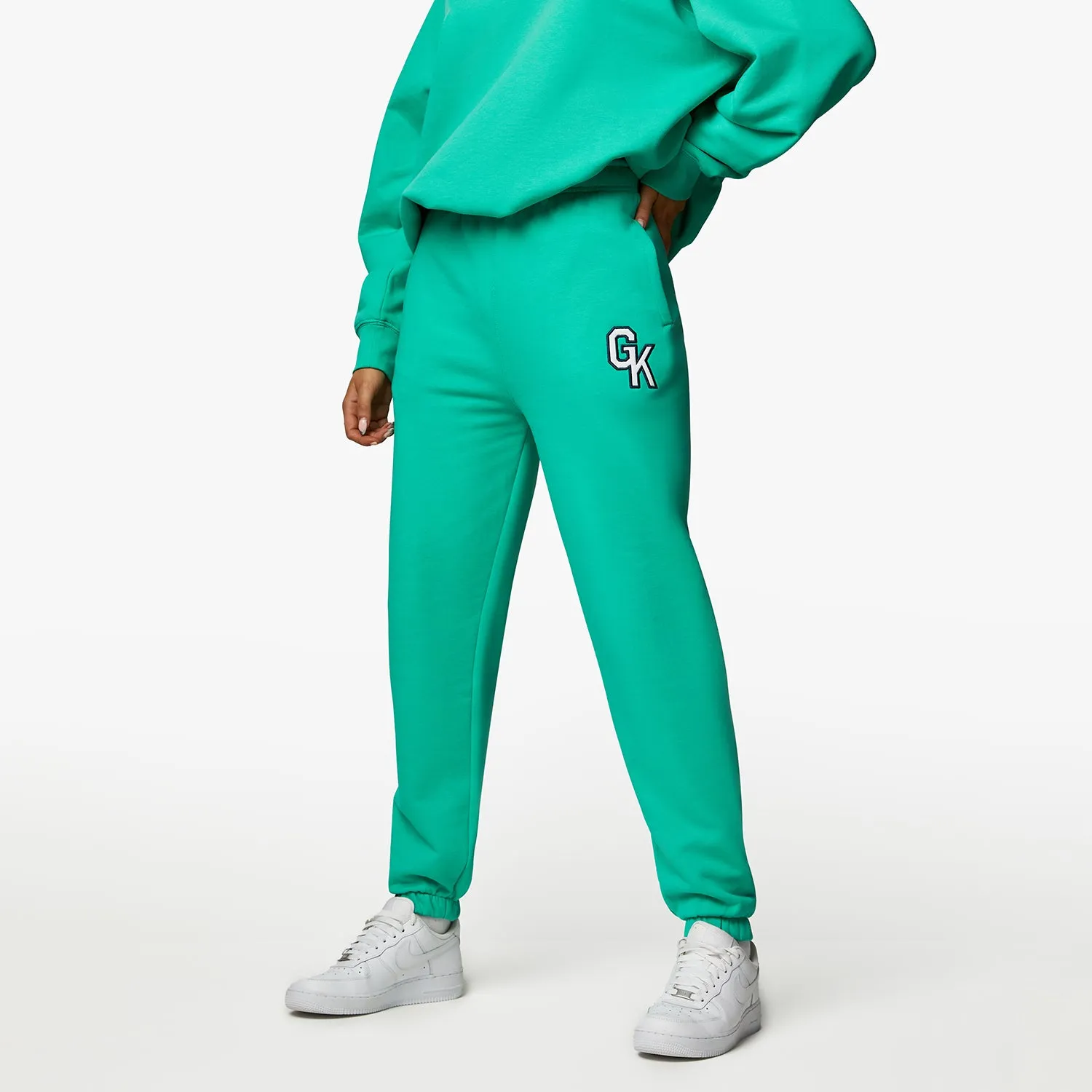 Gym King Varsity Jogger - Jade Green sold by The Gym King product image thumbnail 2