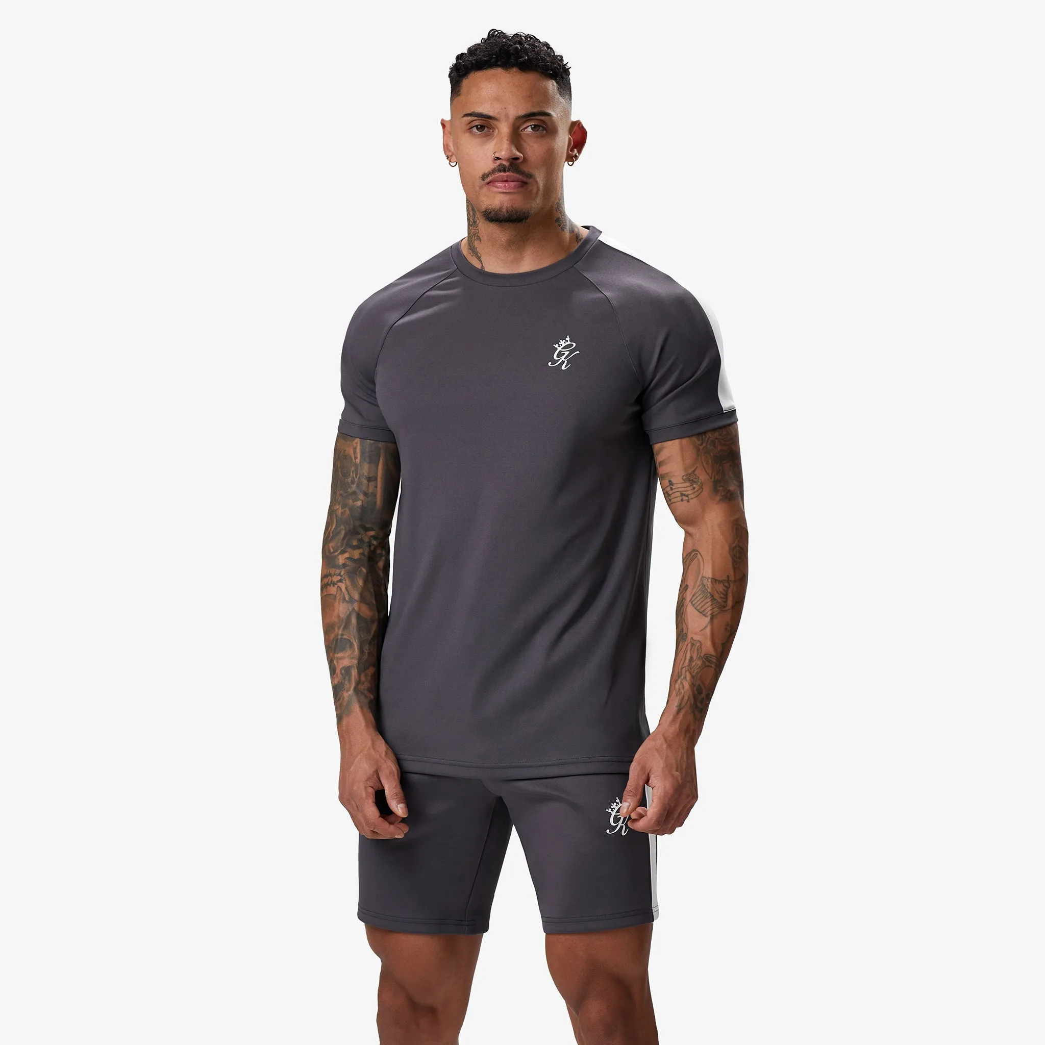 Gym King Core Plus Poly Tee - Graphite sold by The Gym King product image thumbnail 2
