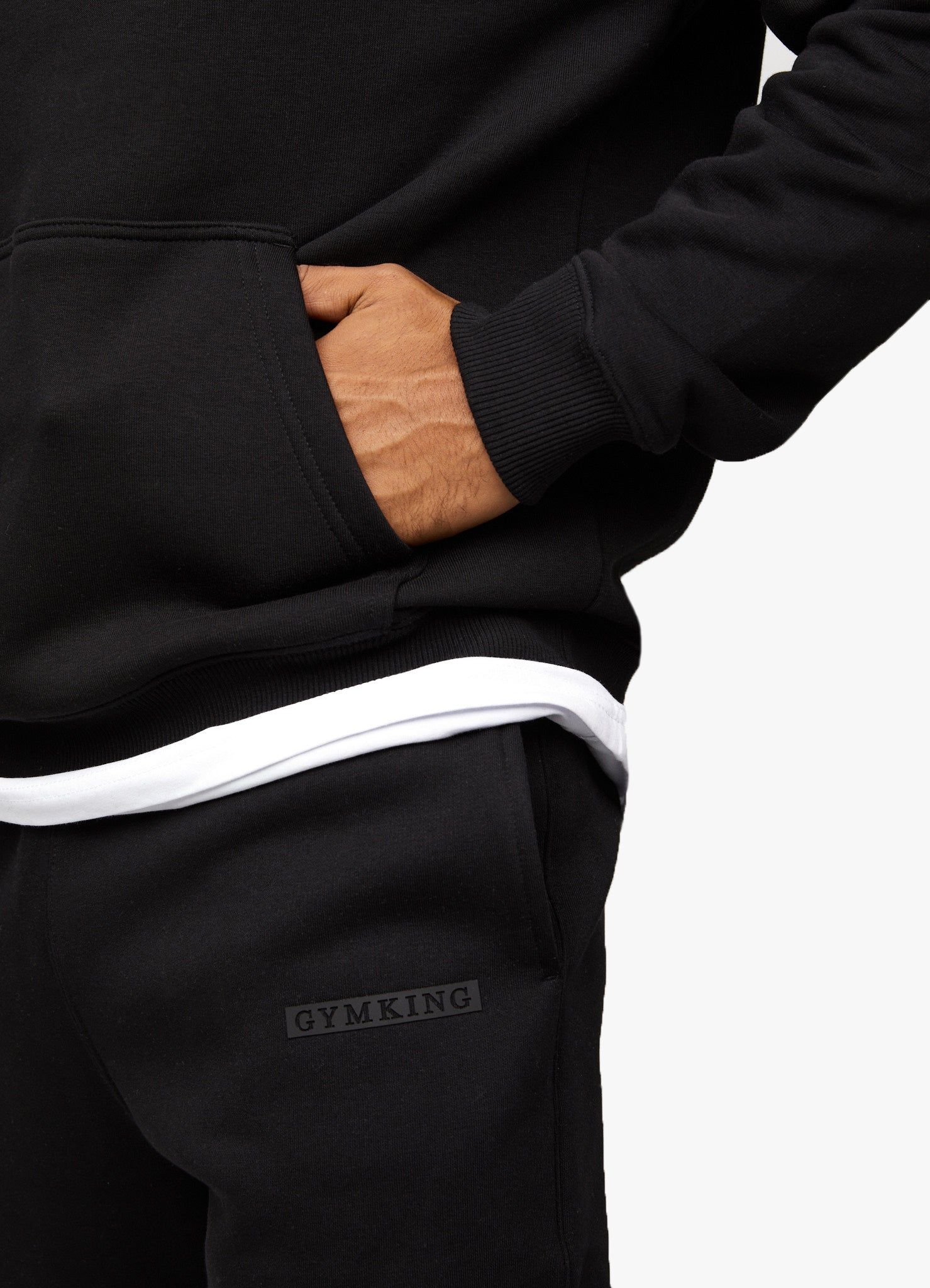 Gym King Box Logo Hood - Black sold by The Gym King product image thumbnail 8