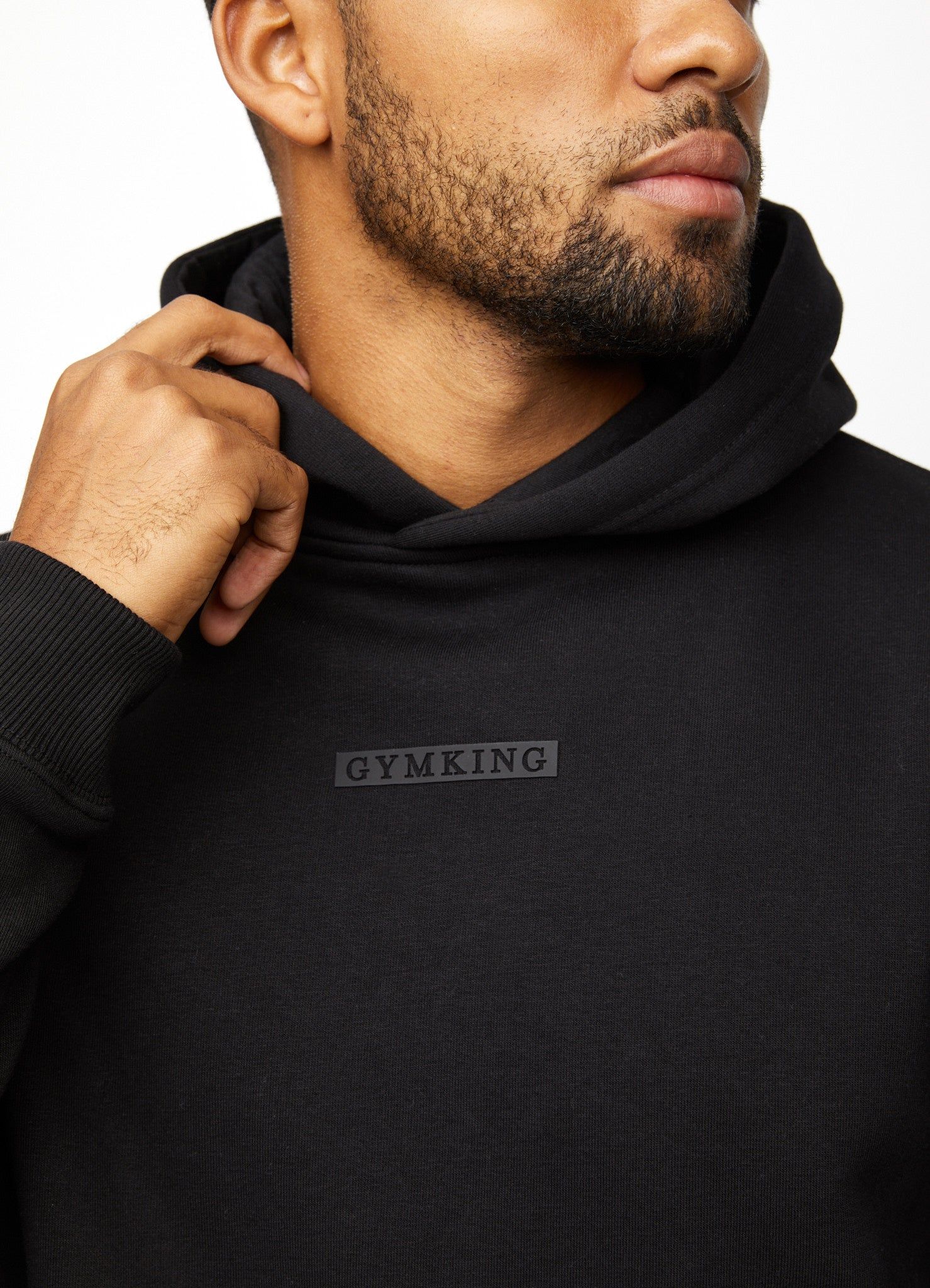 Gym King Box Logo Hood - Black sold by The Gym King product image thumbnail 4
