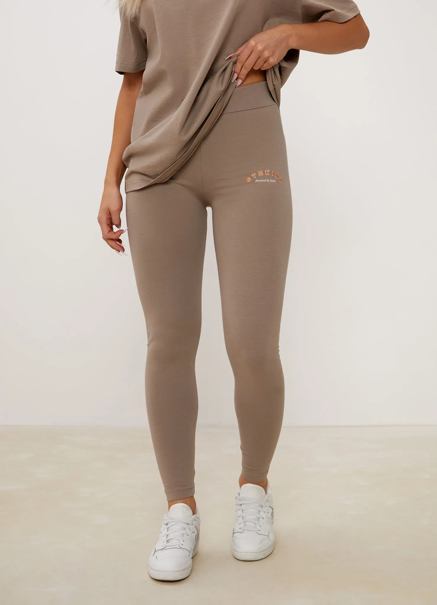 Gym King Spirit of Summer Jersey Legging - Mocha sold by The Gym King product image thumbnail 4
