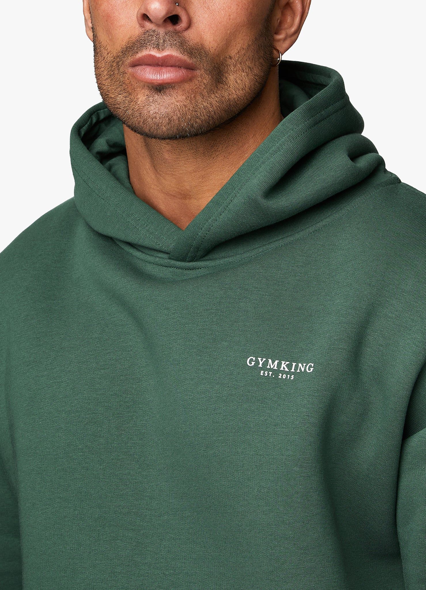 Gym King Established Hood - Racing Green sold by The Gym King product image thumbnail 9