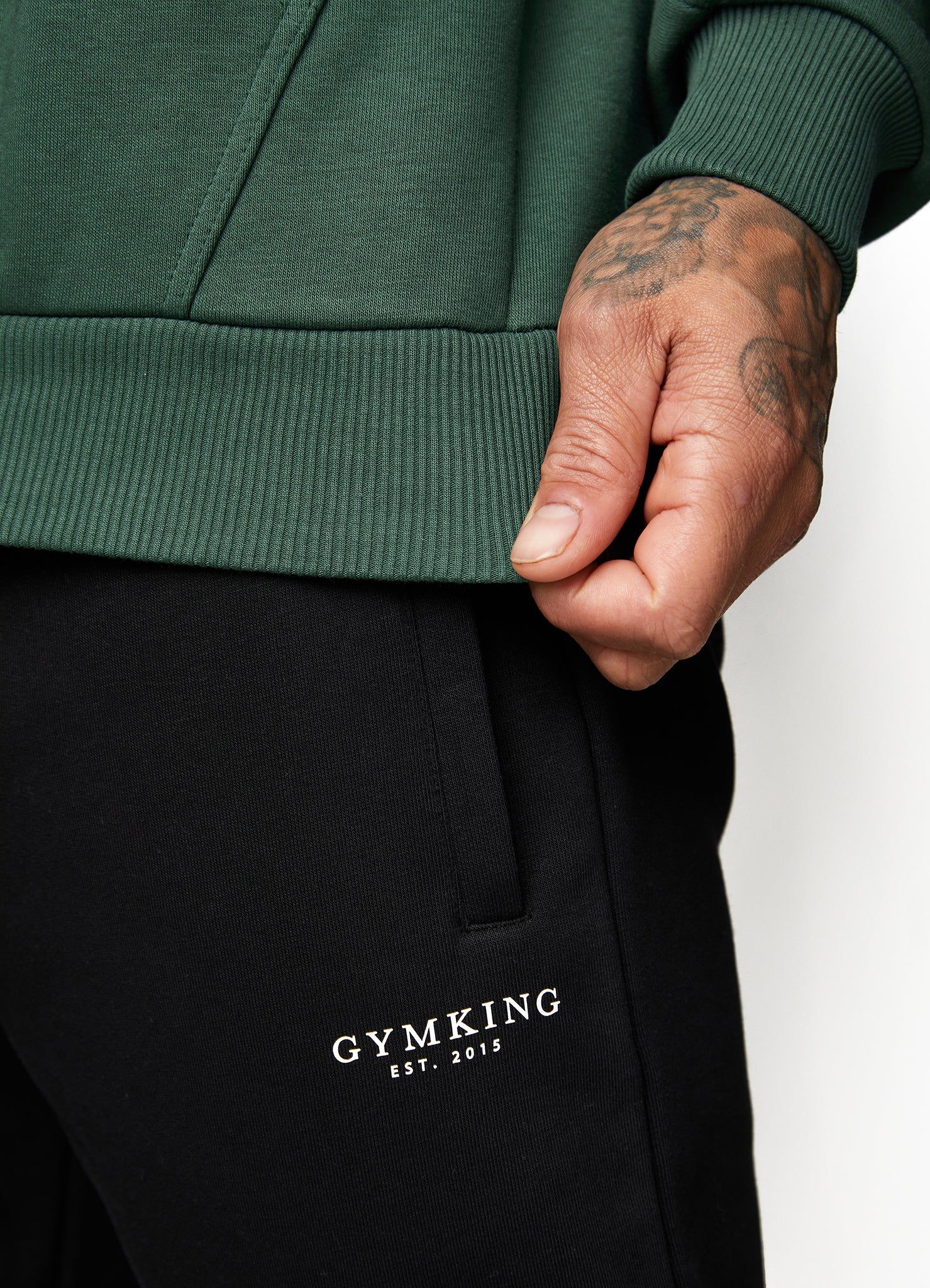 Gym King Established Hood - Racing Green sold by The Gym King product image thumbnail 11