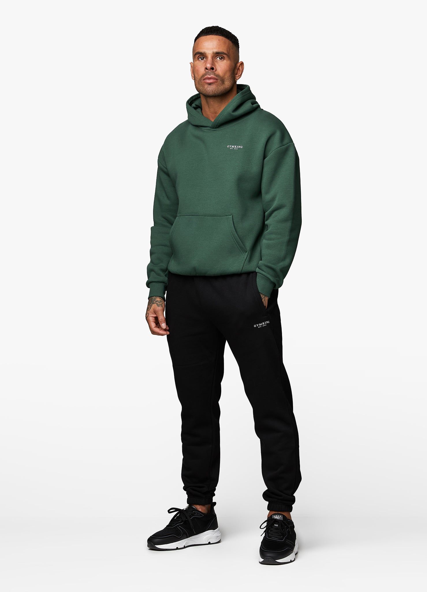 Gym King Established Hood - Racing Green sold by The Gym King product image thumbnail 5