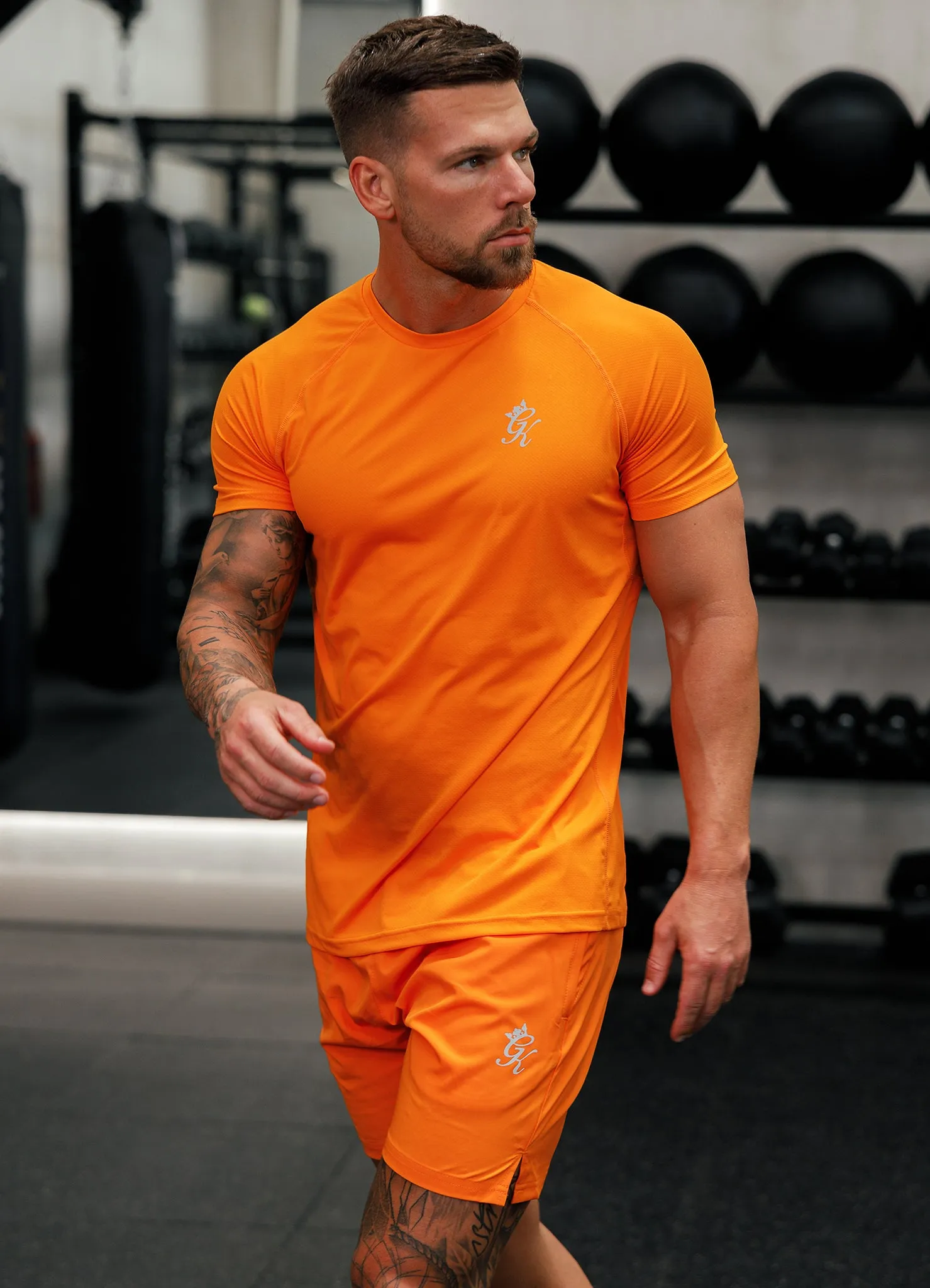 Gym King Energy Tee - Tangerine sold by The Gym King product image thumbnail 3