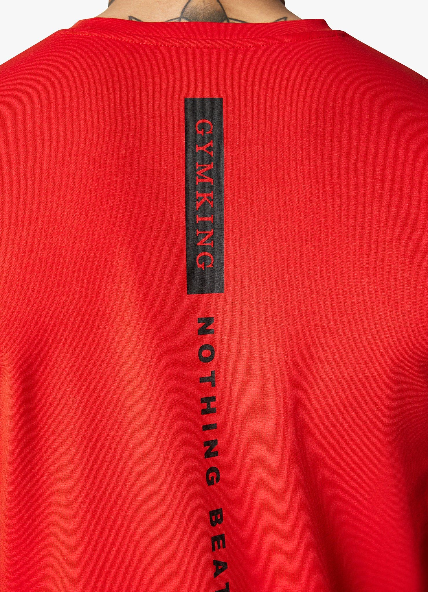 Gym King Nothing Beats Belief Tee - Chilli Red sold by The Gym King product image thumbnail 4