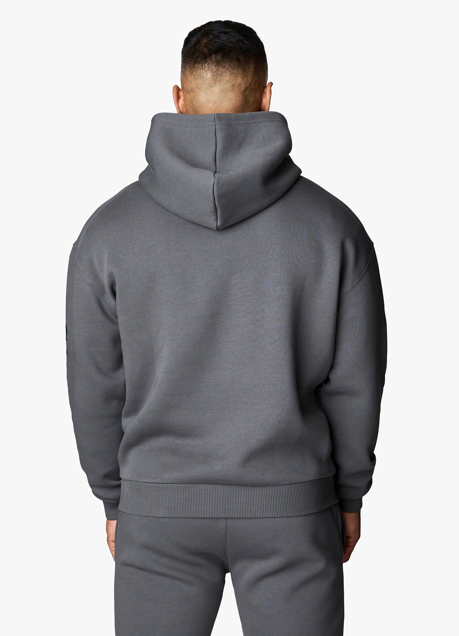 Gym King Covert Linear Logo Tracksuit - Dark Pewter sold by The Gym King product image thumbnail 5