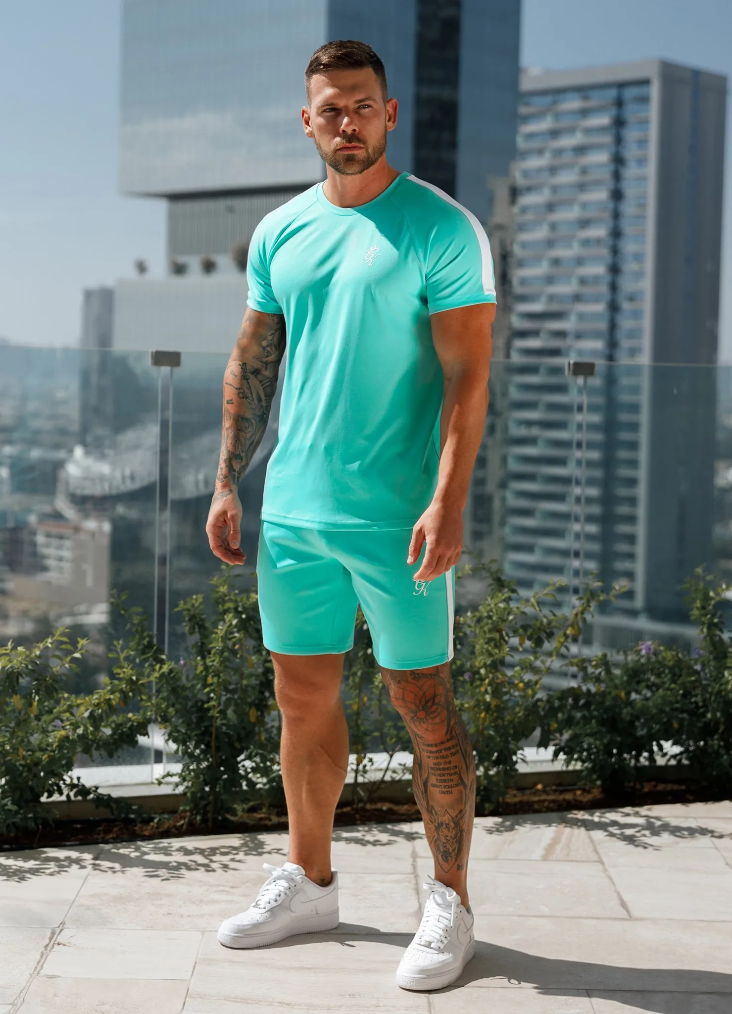 Gym King Core Plus Poly Short - Marine Green sold by The Gym King product image thumbnail 3