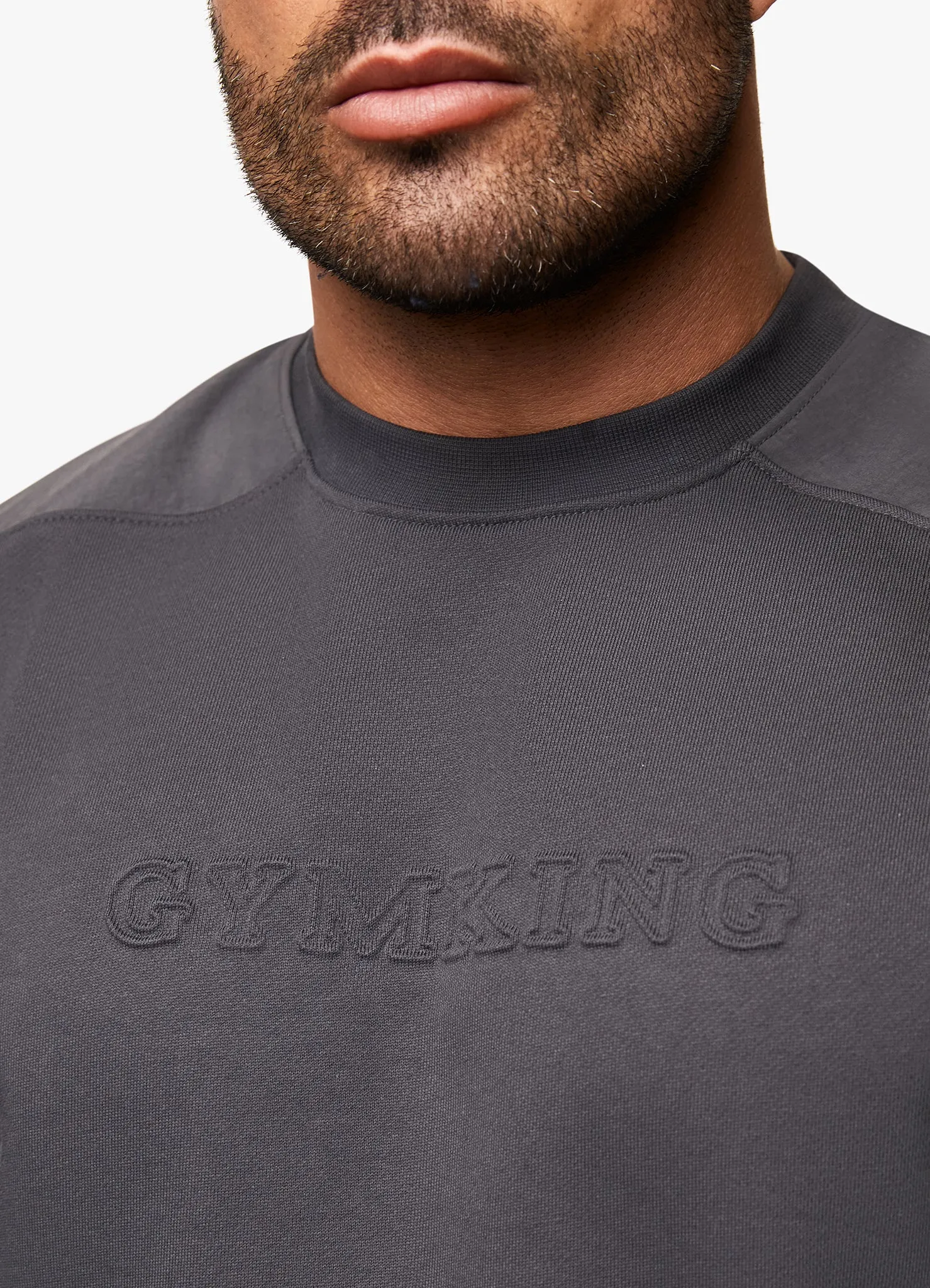 Gym King Eclipse Embossed Tracksuit - Pewter sold by The Gym King product image thumbnail 2