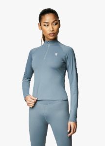 Gym King 365 Ls 1/4 Zip - Petrol Blue sold by The Gym King