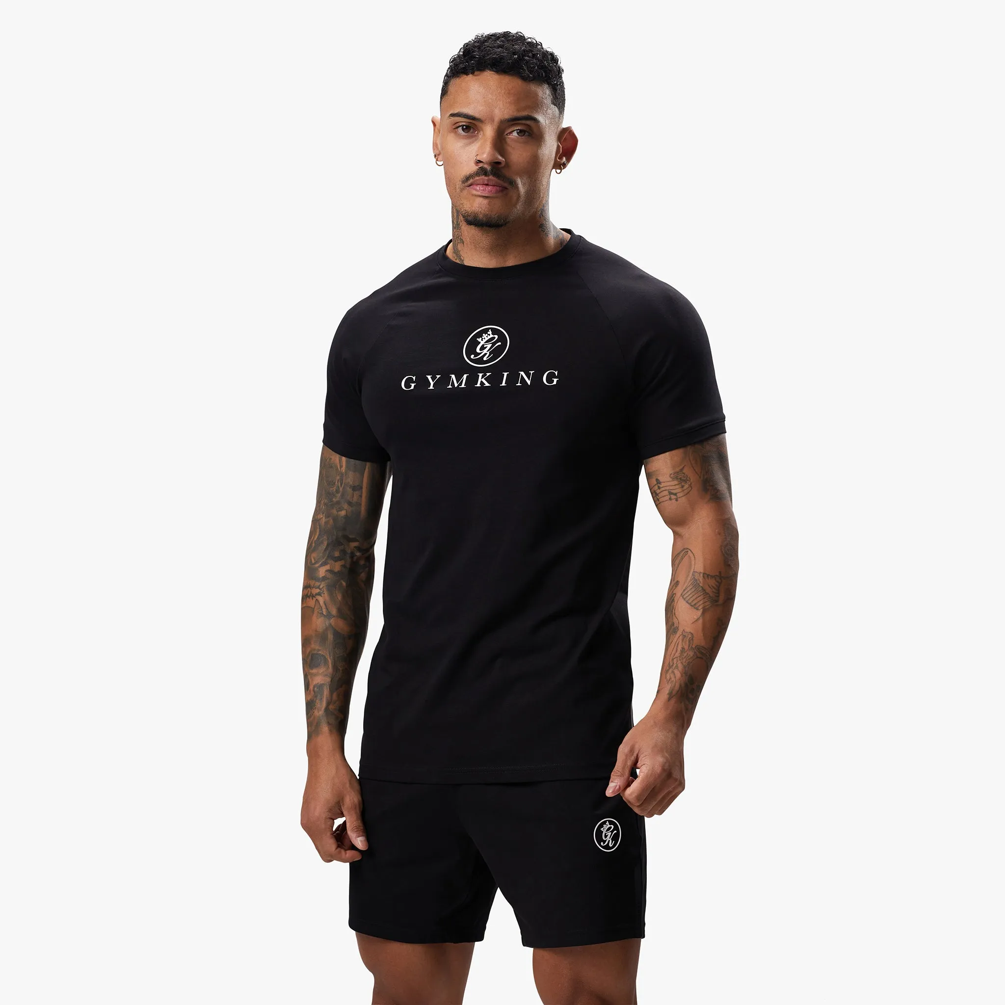 Gym King Pro Jersey T-Shirt - Black sold by The Gym King product image thumbnail 2