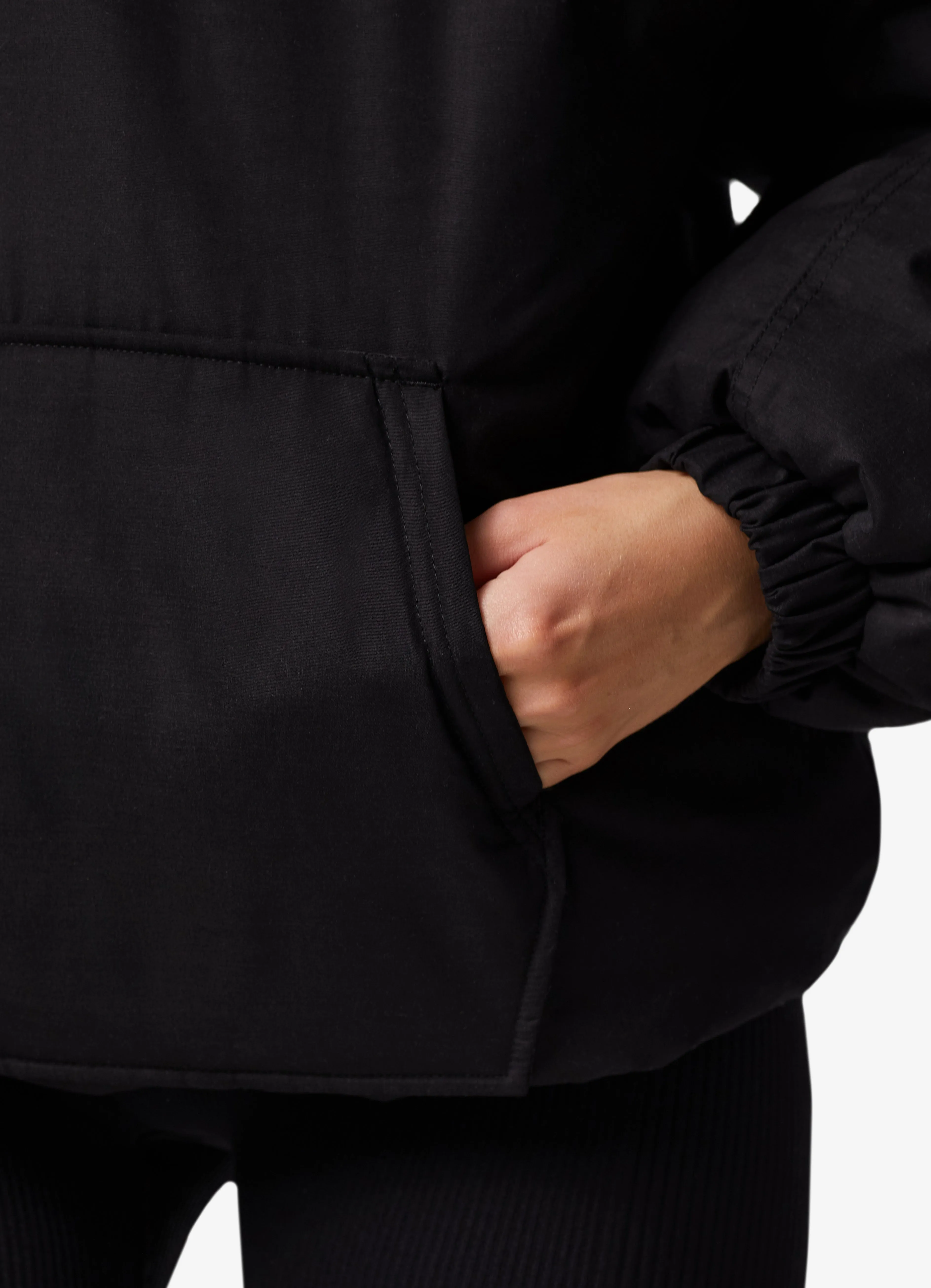 Gym King Woven 1/4 Zip Overjacket - Black sold by The Gym King product image thumbnail 5