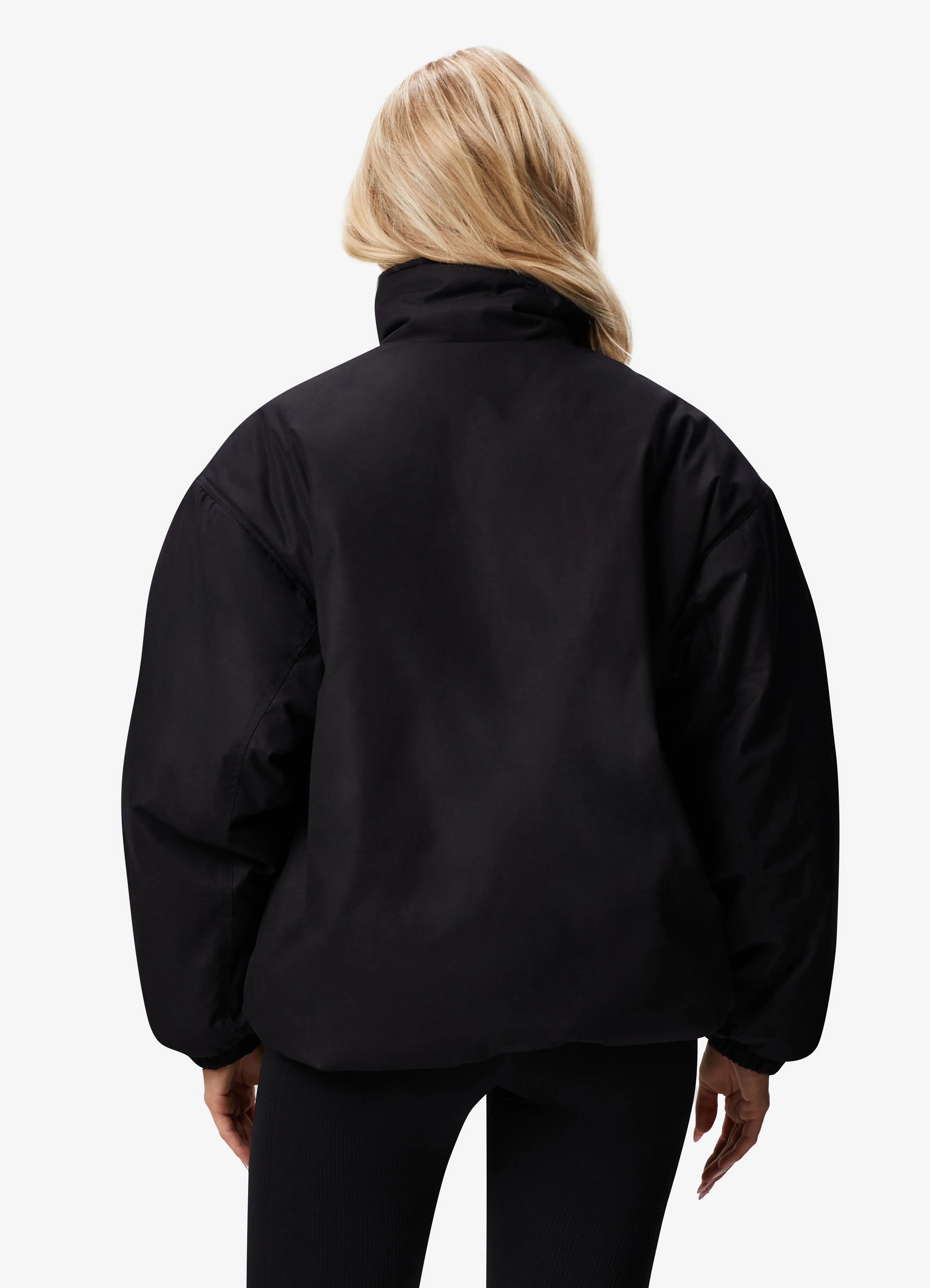 Gym King Woven 1/4 Zip Overjacket - Black sold by The Gym King product image thumbnail 3