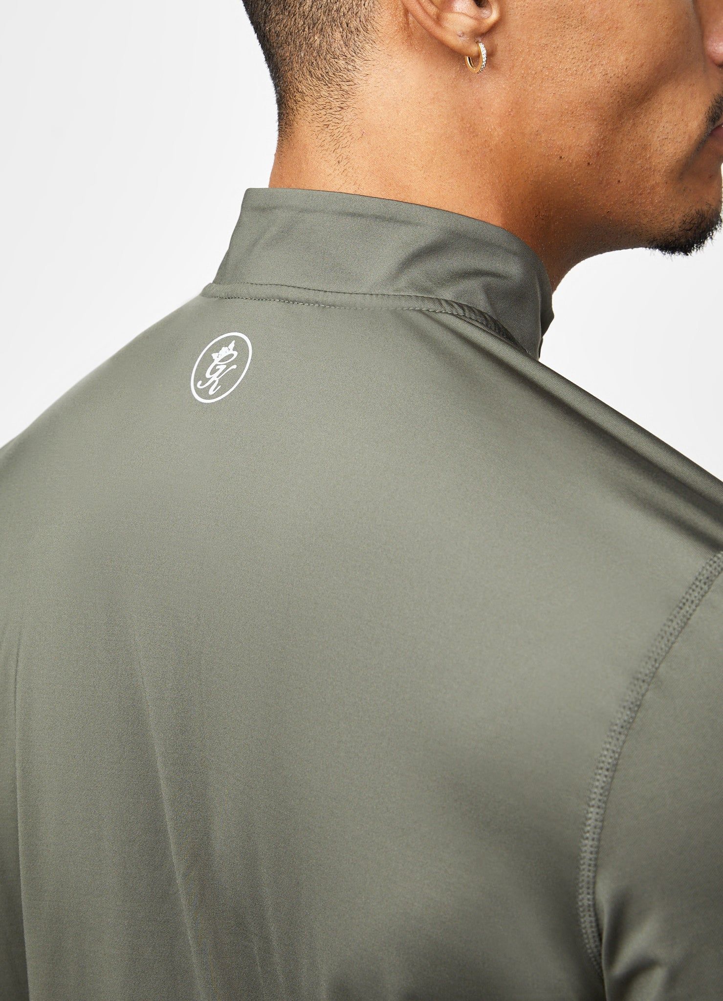 Gym King React 1/4 Zip - Khaki/Black sold by The Gym King product image thumbnail 8