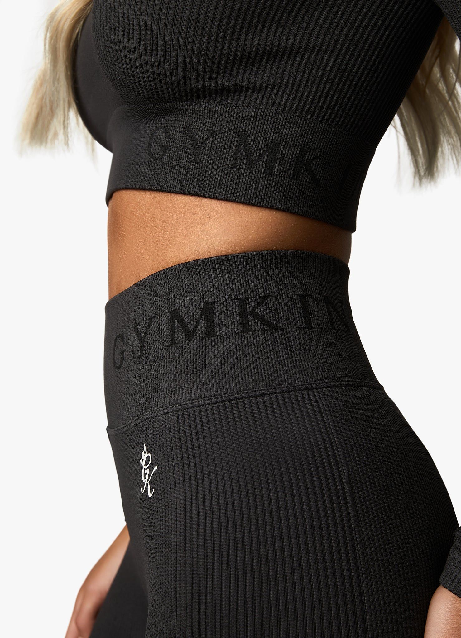 Gym King Formation Rib Legging - Dark Pewter sold by The Gym King product image thumbnail 5