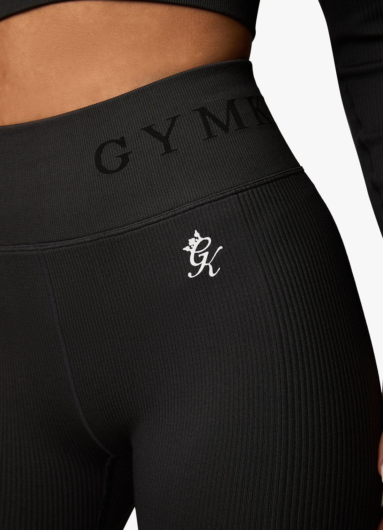 Gym King Formation Rib Legging - Dark Pewter sold by The Gym King product image thumbnail 4