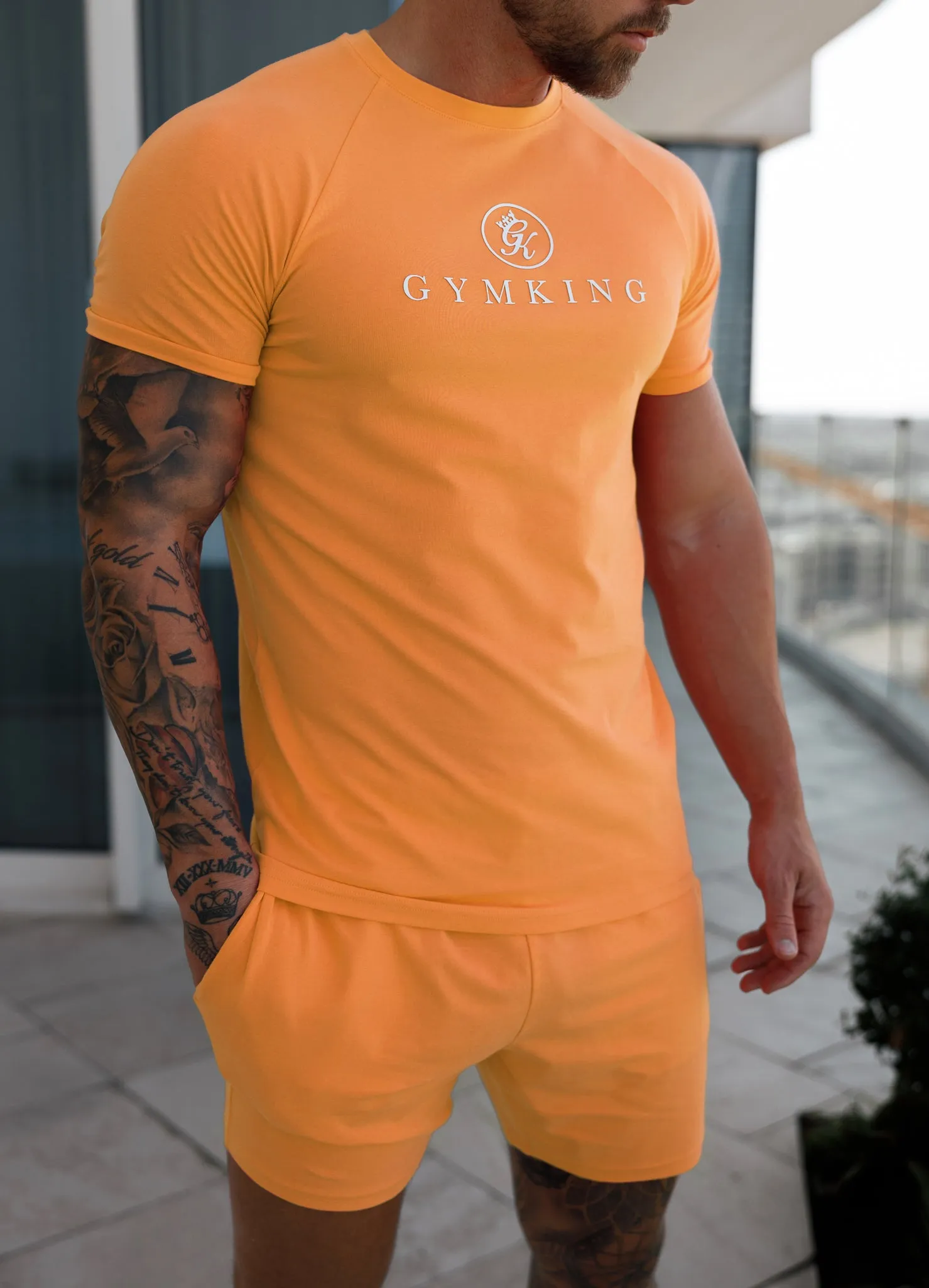 Gym King Pro Jersey Short - Apricot sold by The Gym King product image thumbnail 5