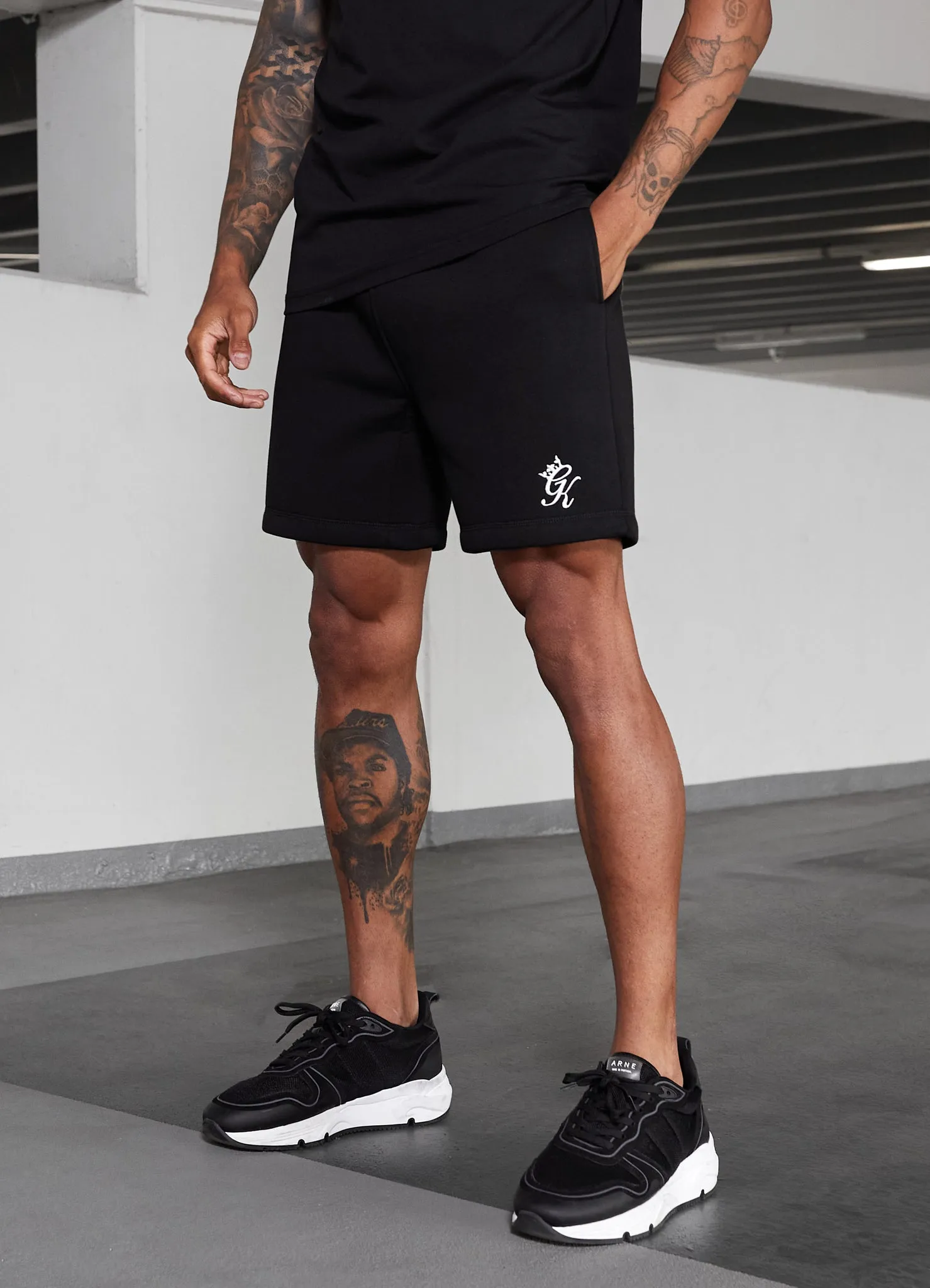 Gym King Fundamental Fleece Short - Black sold by The Gym King product image thumbnail 5