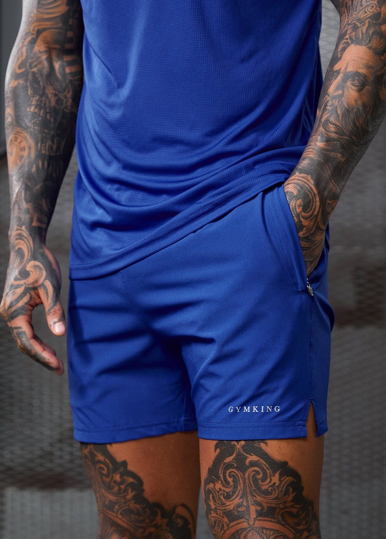 Gym King Uprising Short - Electric Blue sold by The Gym King product image thumbnail 4