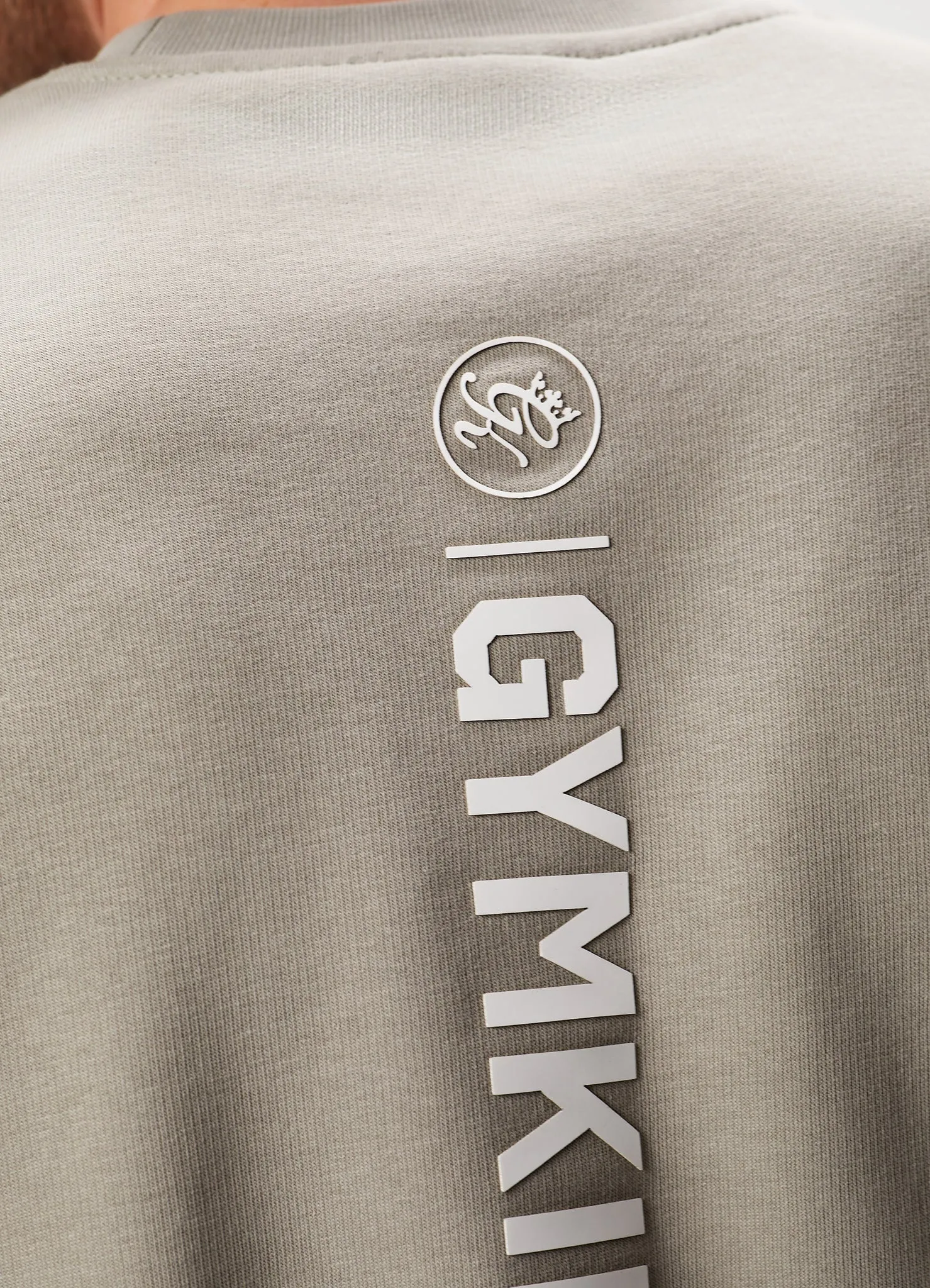 Gym King Aventus Drop Shoulder Crew - Taupe sold by The Gym King product image thumbnail 5