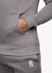 Gym King Fundamental Fleece Hood - Dark Grey sold by The Gym King