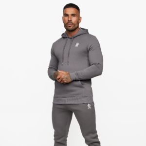 Gym King Fundamental Fleece Hood - Dark Grey sold by The Gym King