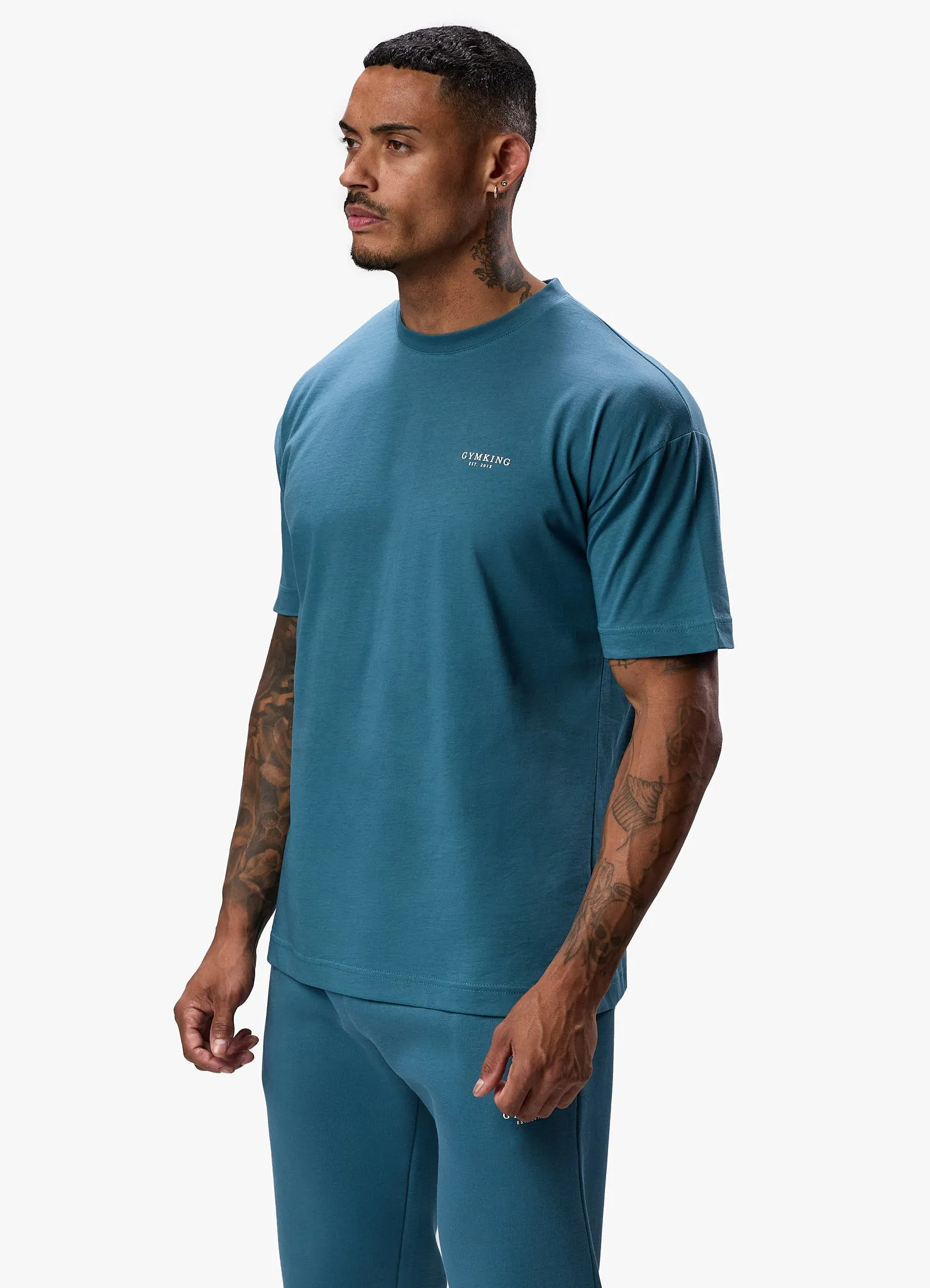 Gym King Established Tee - Lake Blue sold by The Gym King product image thumbnail 3