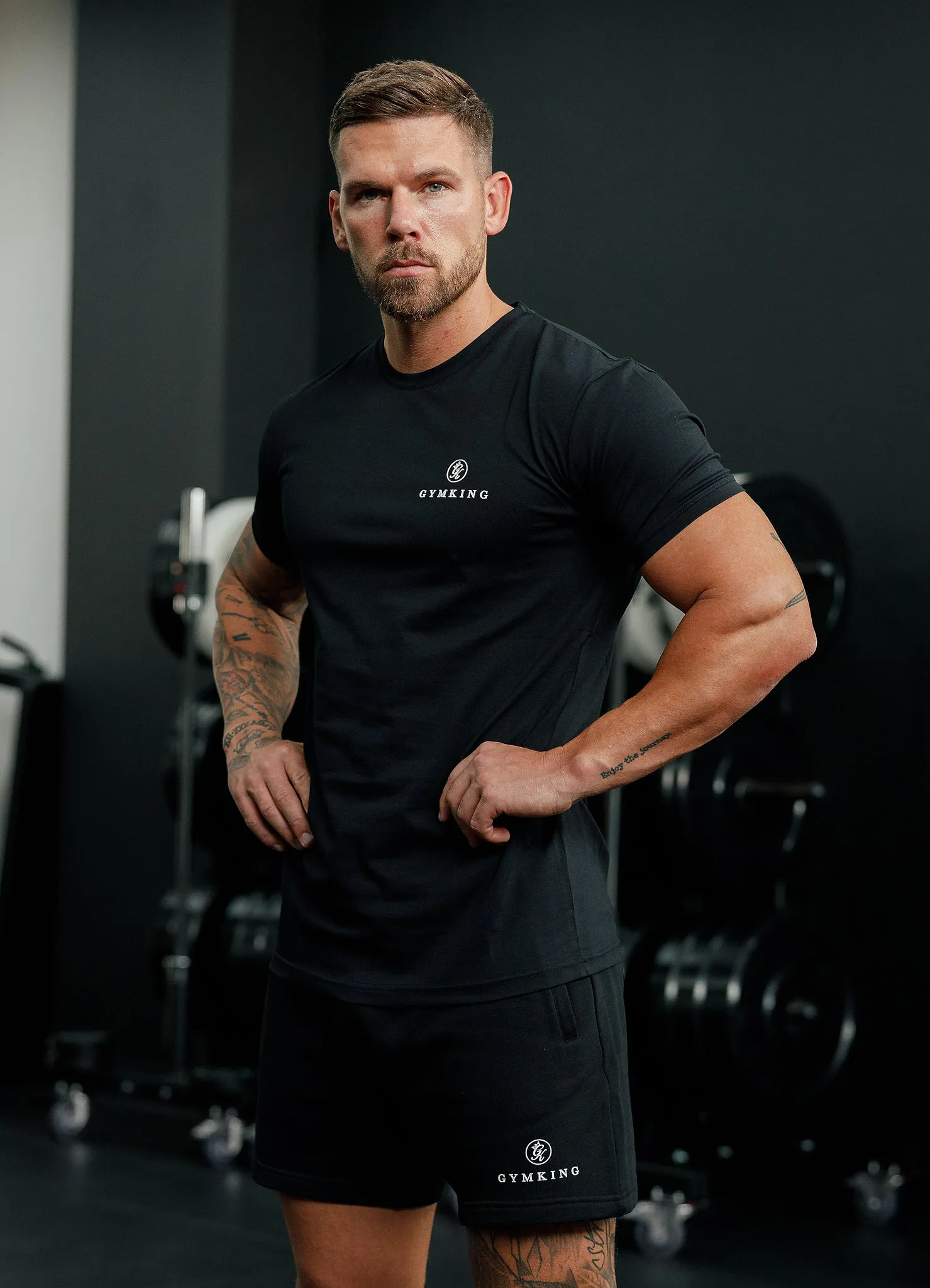 Gym King Pro Classic Tee - Black sold by The Gym King product image thumbnail 4