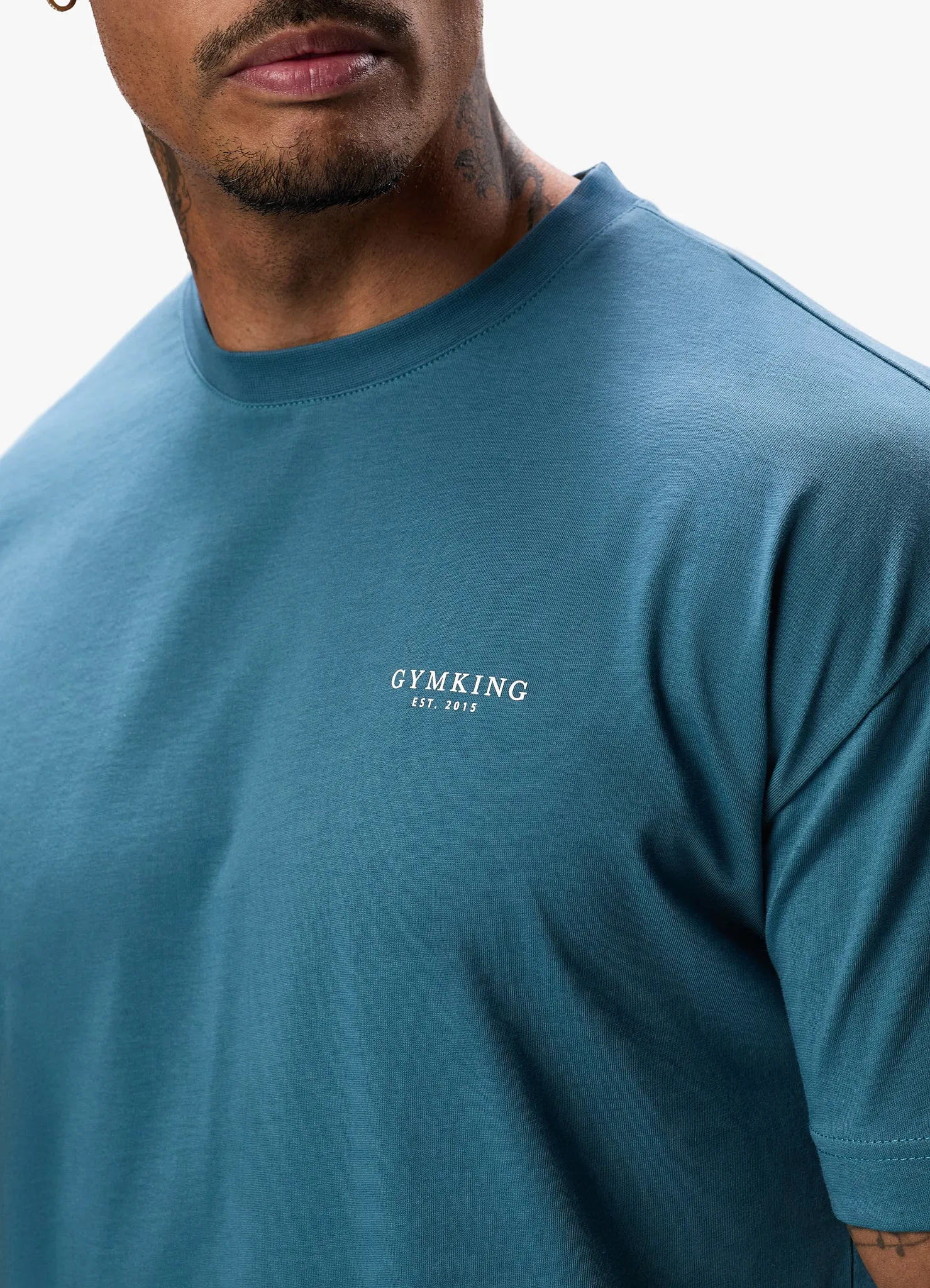 Gym King Established Tee - Lake Blue sold by The Gym King product image thumbnail 4