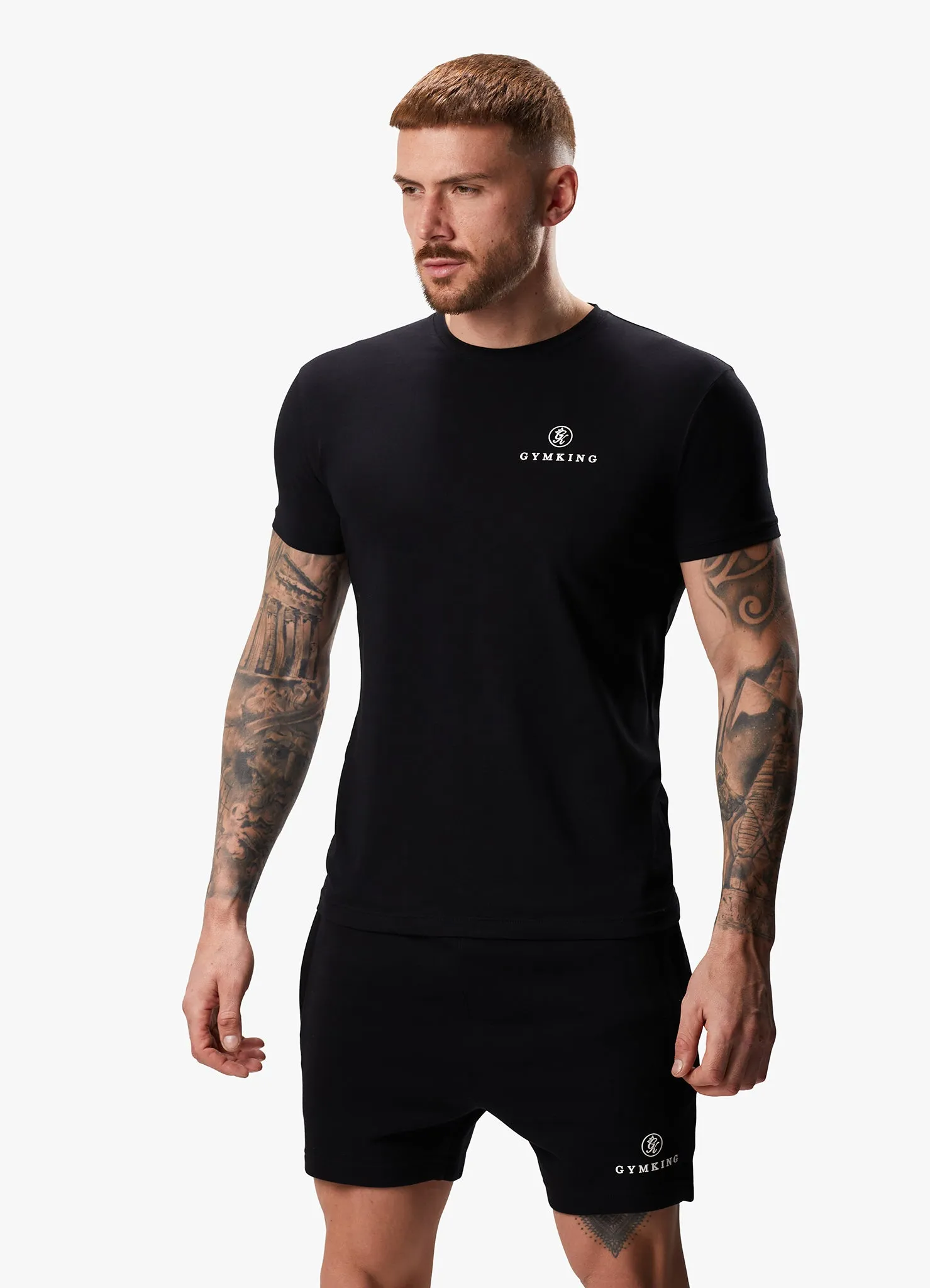 Gym King Pro Classic Tee - Black sold by The Gym King product image thumbnail 5