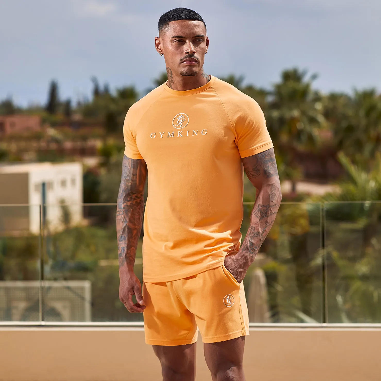 Gym King Pro Jersey Tee - Apricot sold by The Gym King product image thumbnail 2