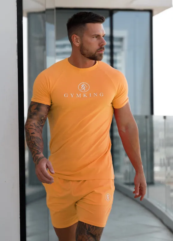 Gym King Pro Logo Jersey Tee - Apricot sold by The Gym King