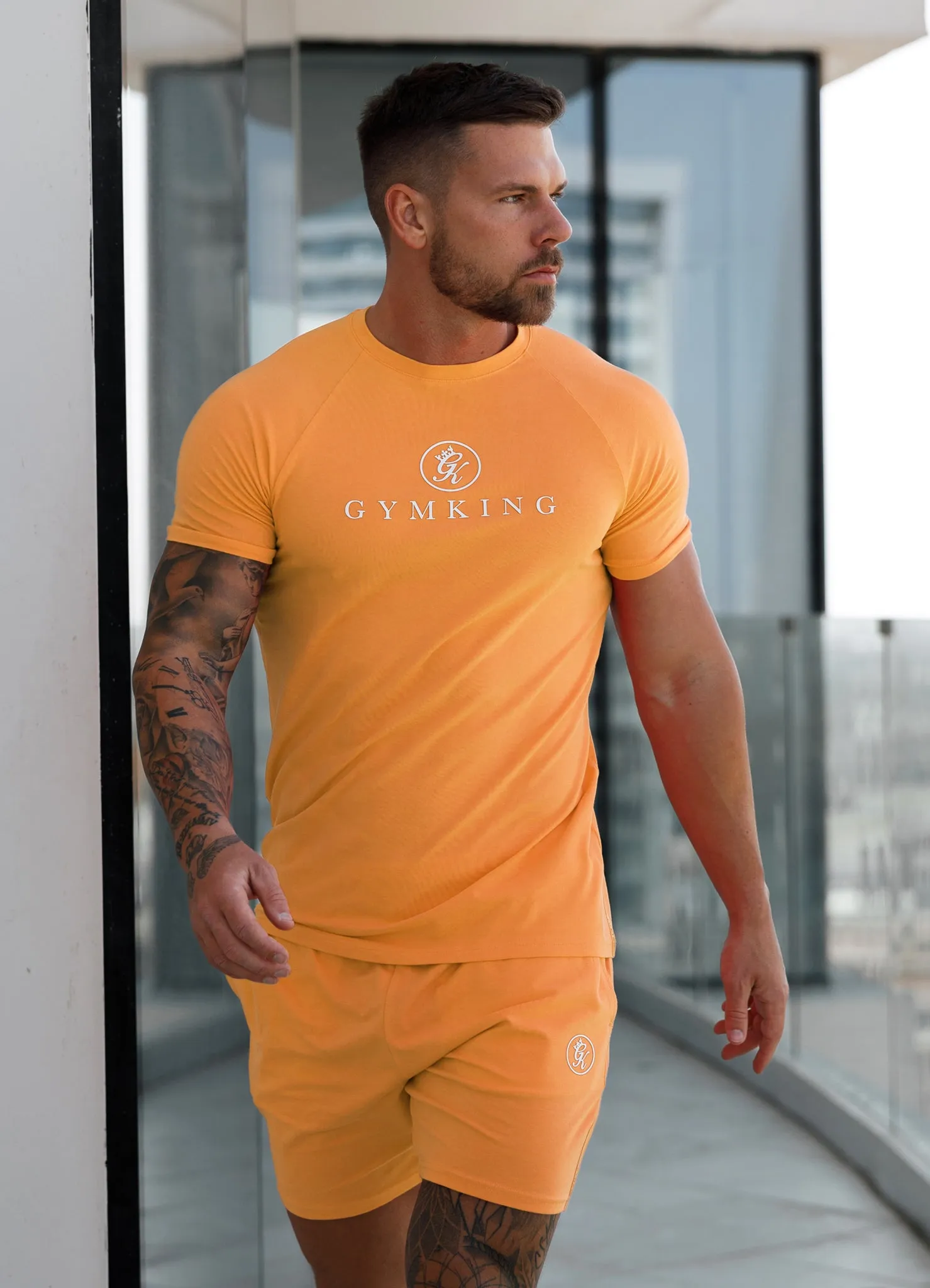 Gym King Pro Jersey Tee - Apricot sold by The Gym King