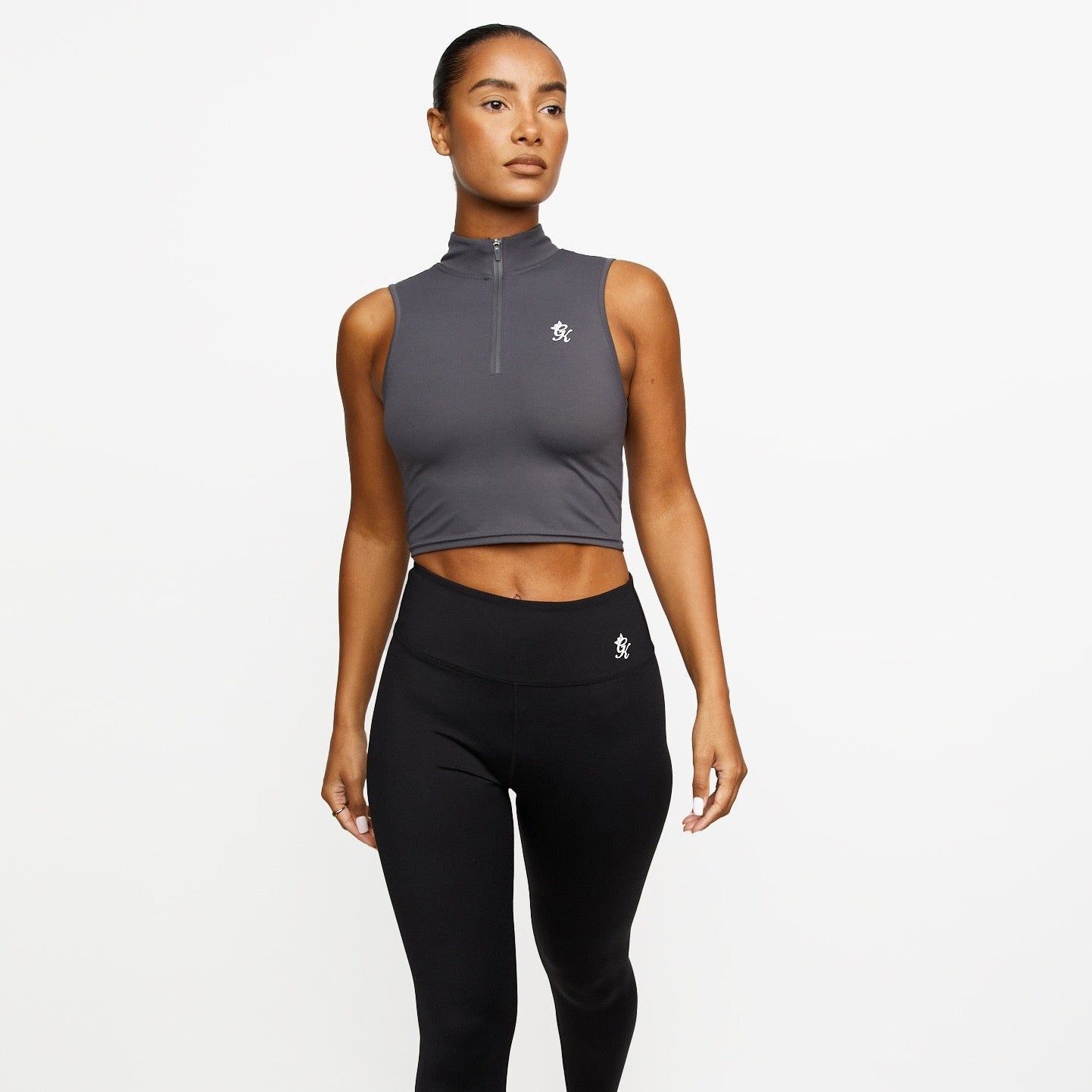 Gym King 365 1/4 Zip Tank - Graphite sold by The Gym King product image thumbnail 2