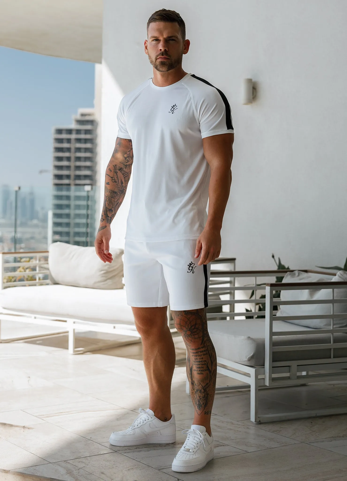 Gym King Core Plus Poly Short - White sold by The Gym King product image thumbnail 5
