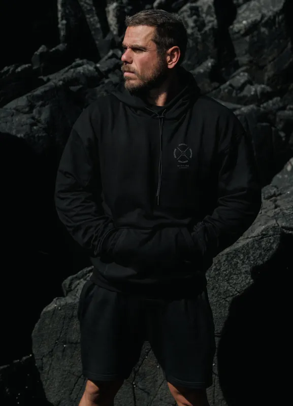Gym King Compass Hood - Black sold by The Gym King