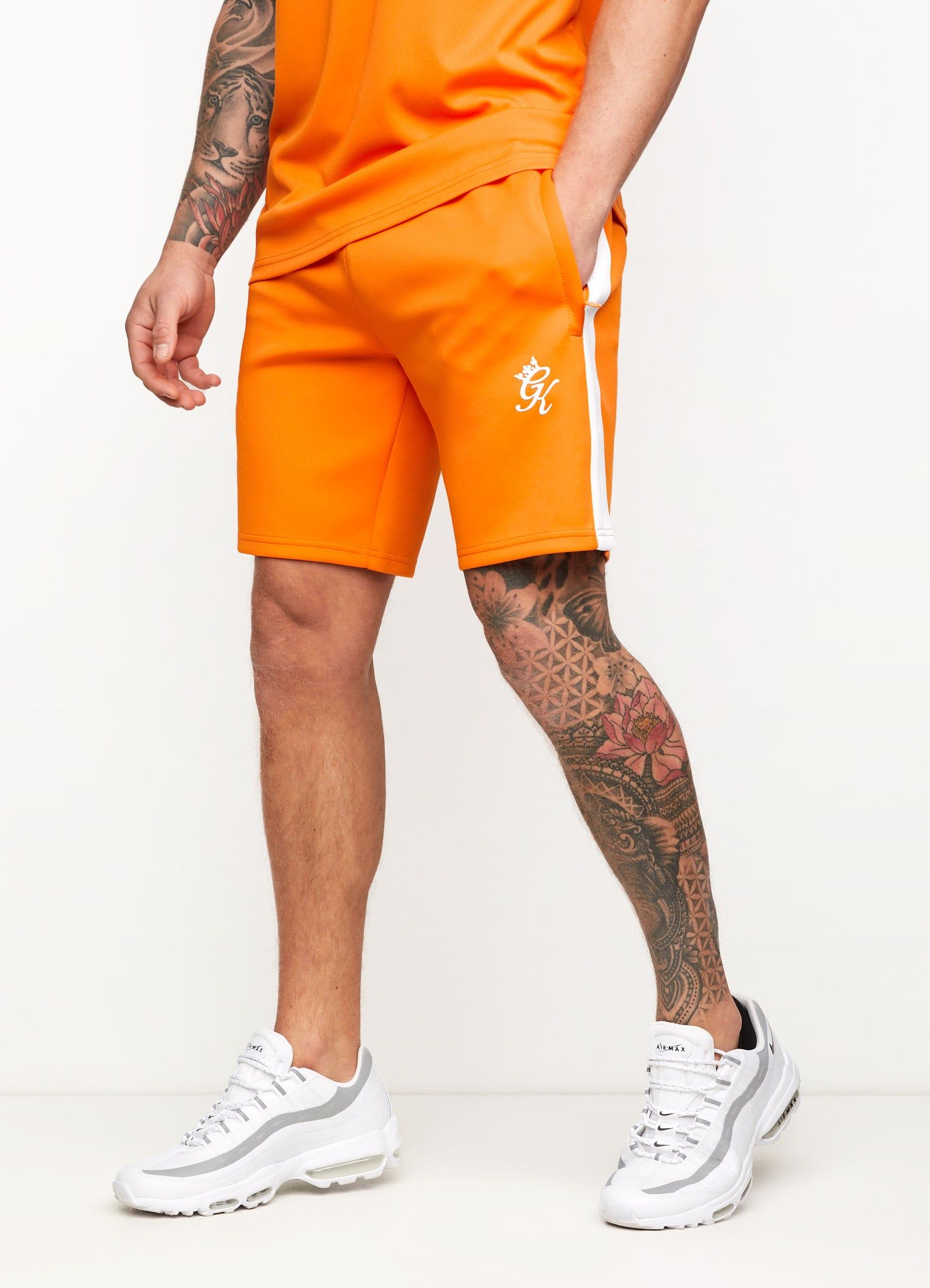 Gym King Core+ Poly Short - Satsuma Orange sold by The Gym King product image thumbnail 2