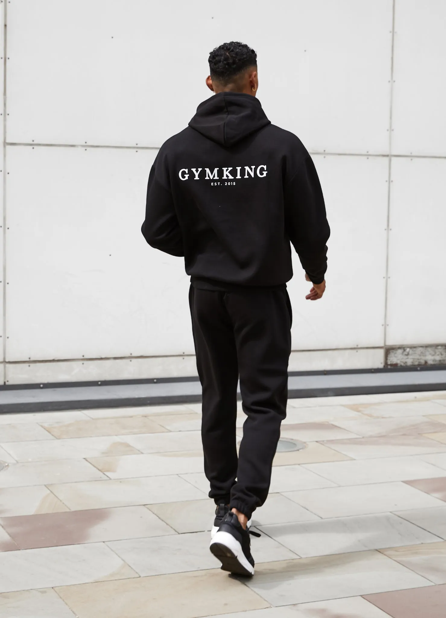 Gym King Oversized Logo Jogger - Black sold by The Gym King product image thumbnail 4
