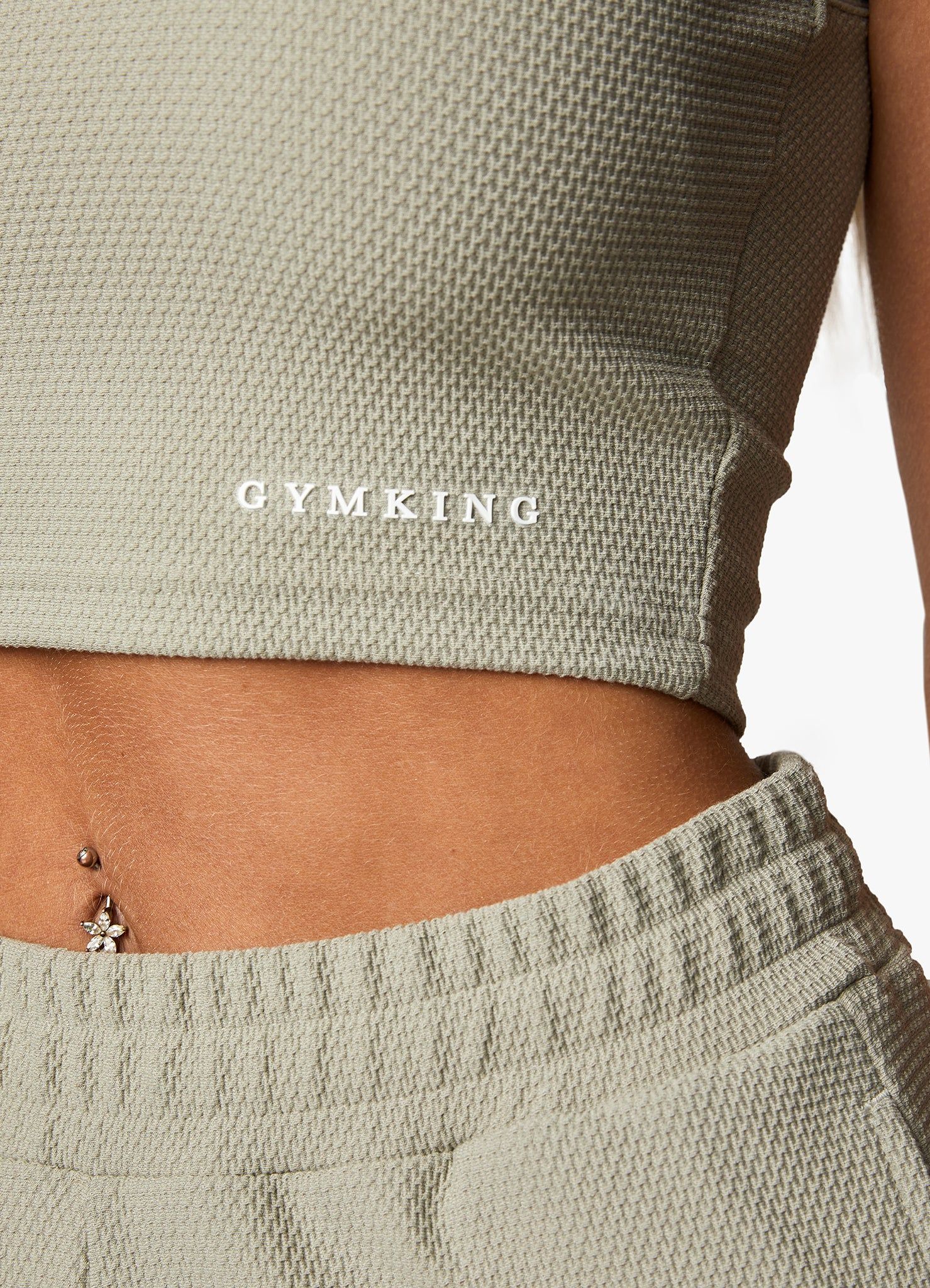 Gym King Textured Top - Sage sold by The Gym King product image thumbnail 5