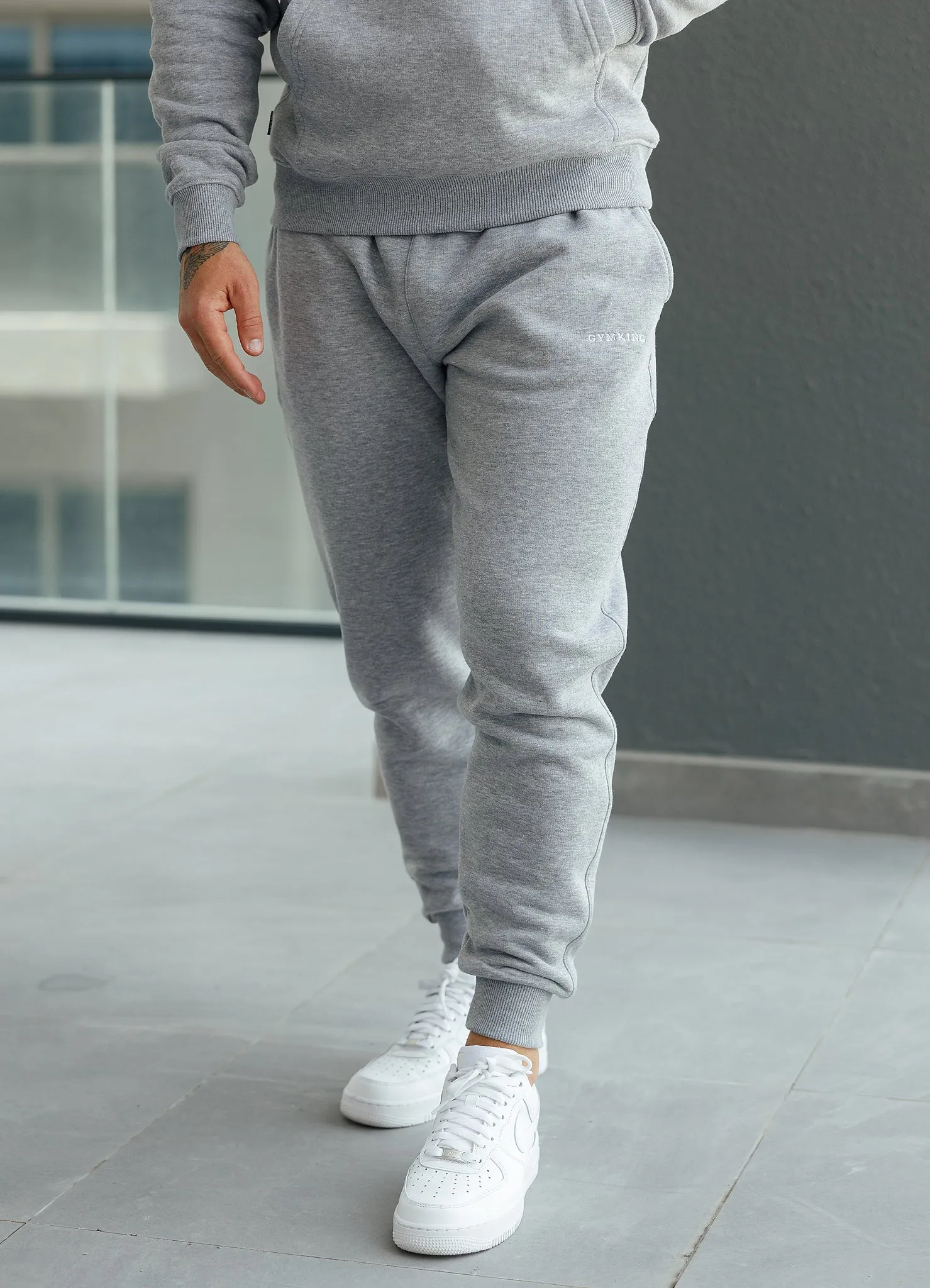 Gym King Fundamental Linear Jogger - Grey Marl sold by The Gym King product image thumbnail 5