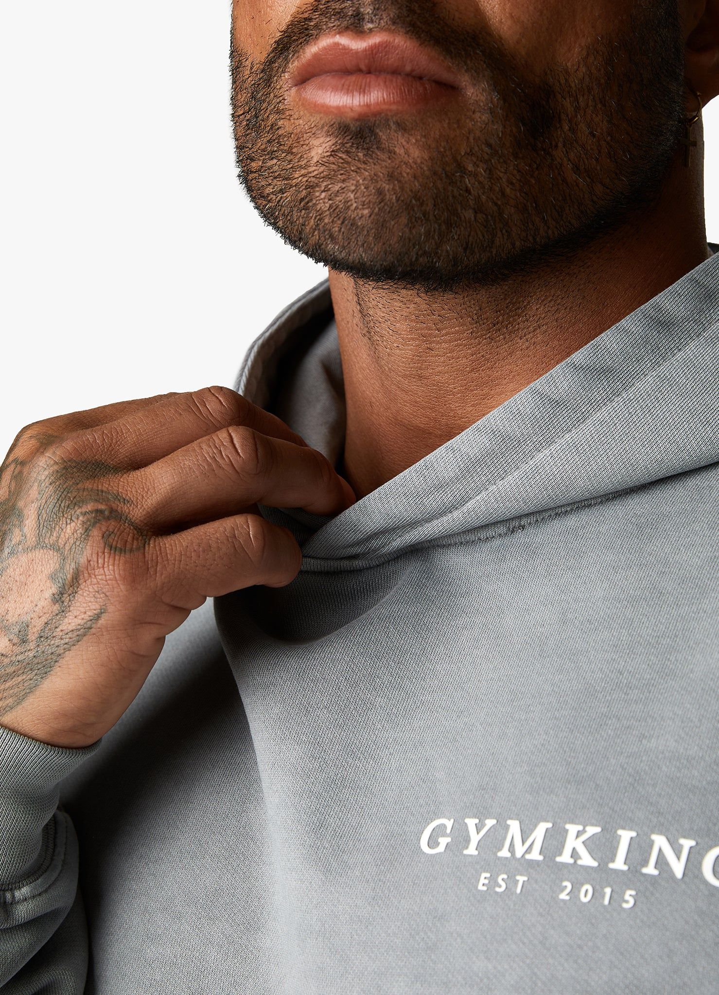 Gym King Est. Legacy Tracksuit - Washed Grey sold by The Gym King product image thumbnail 20