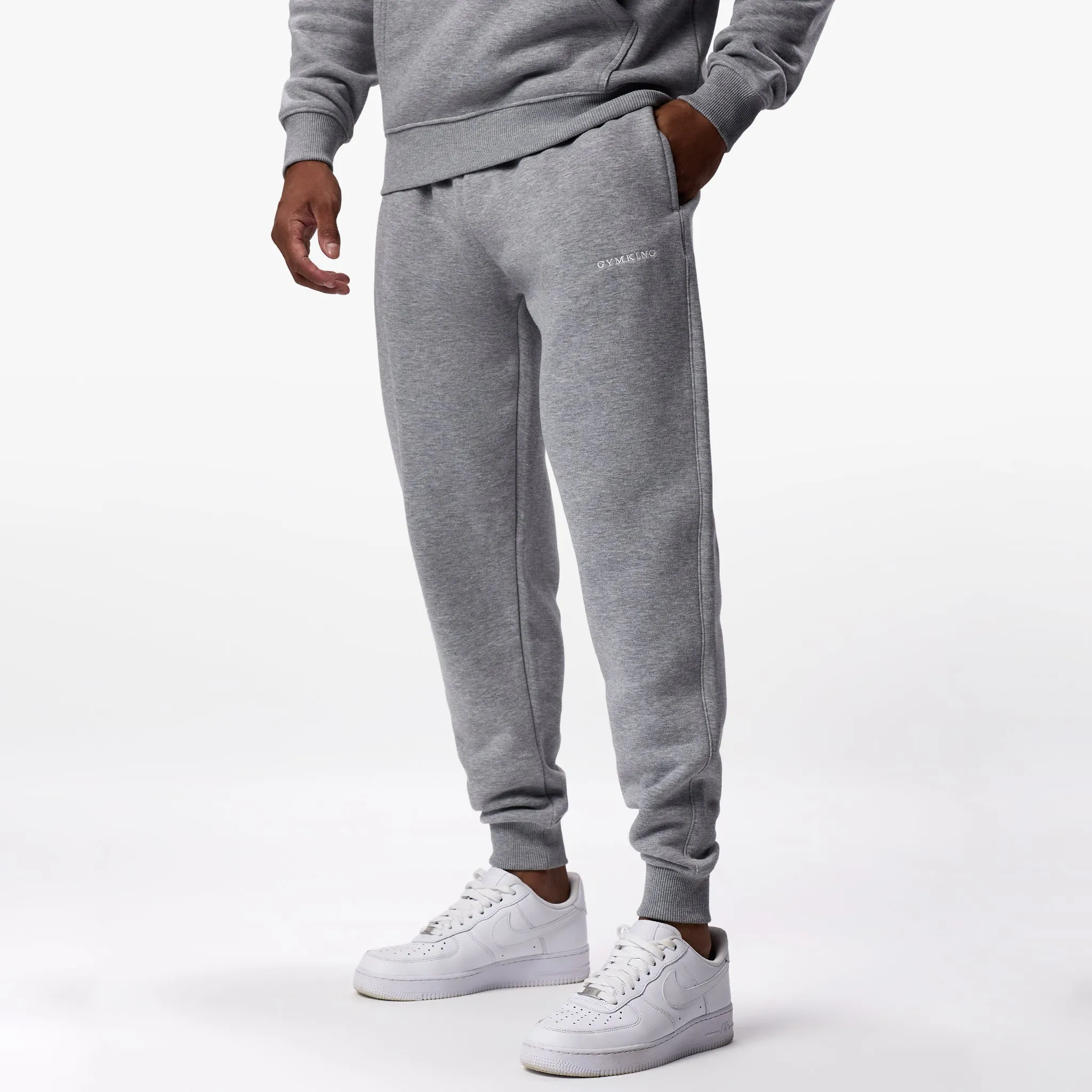 Gym King Fundamental Linear Jogger - Grey Marl sold by The Gym King product image thumbnail 2