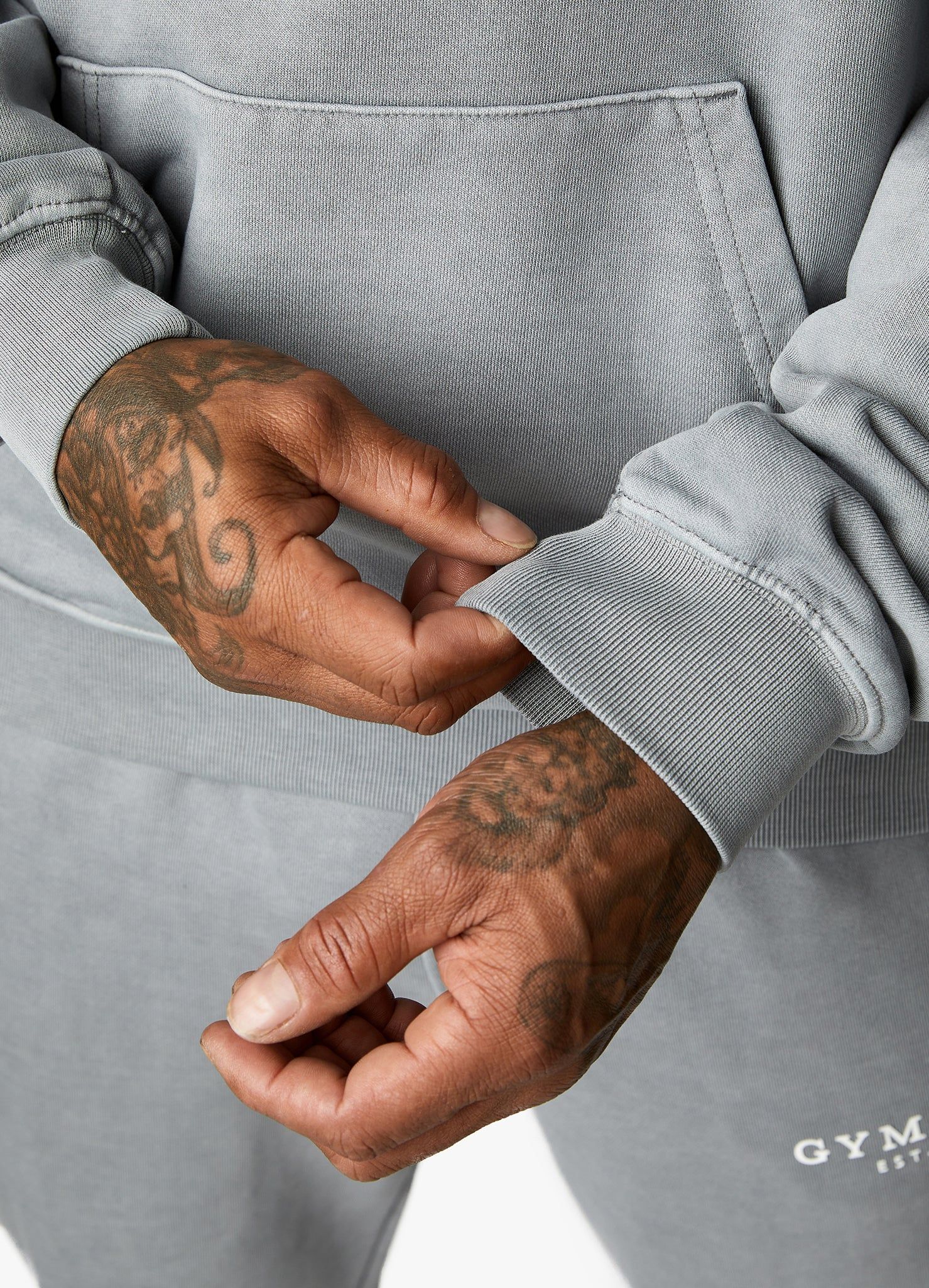 Gym King Est. Legacy Tracksuit - Washed Grey sold by The Gym King product image thumbnail 15