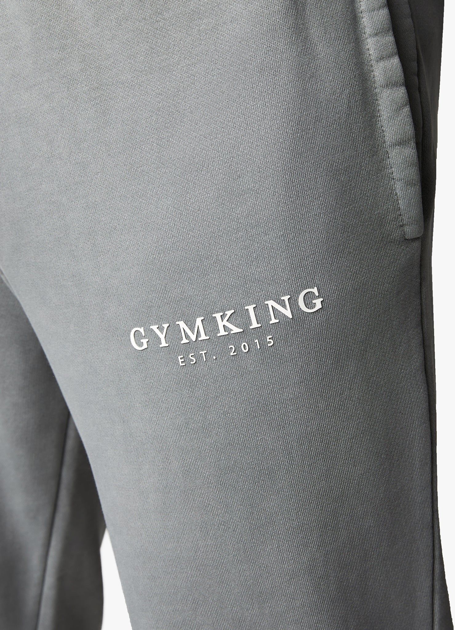 Gym King Est. Legacy Tracksuit - Washed Grey sold by The Gym King product image thumbnail 14