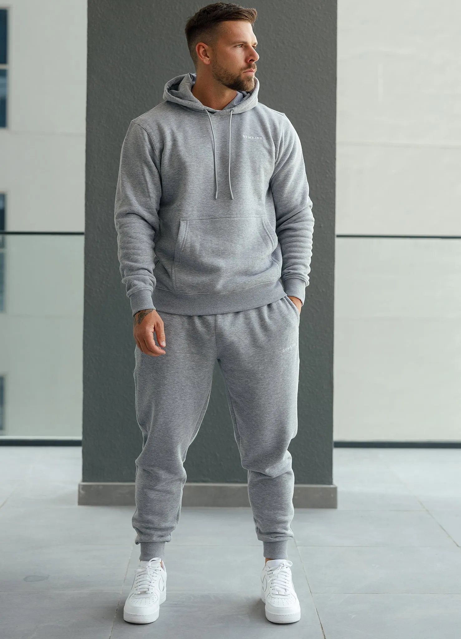 Gym King Fundamental Linear Jogger - Grey Marl sold by The Gym King product image thumbnail 4